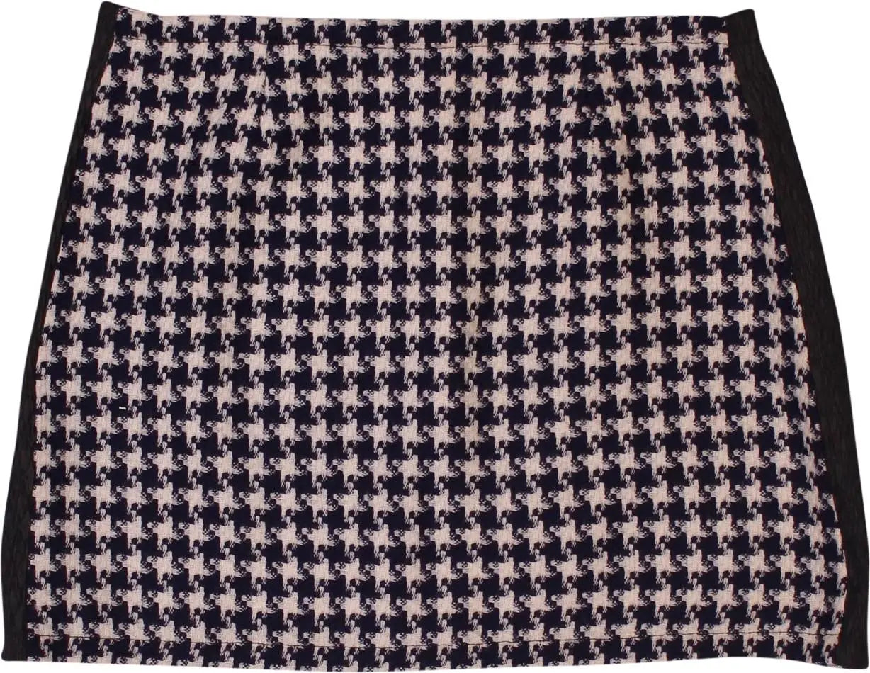 Handmade - Pied de Coq Mini Skirt- ThriftTale.com - Vintage and second handclothing