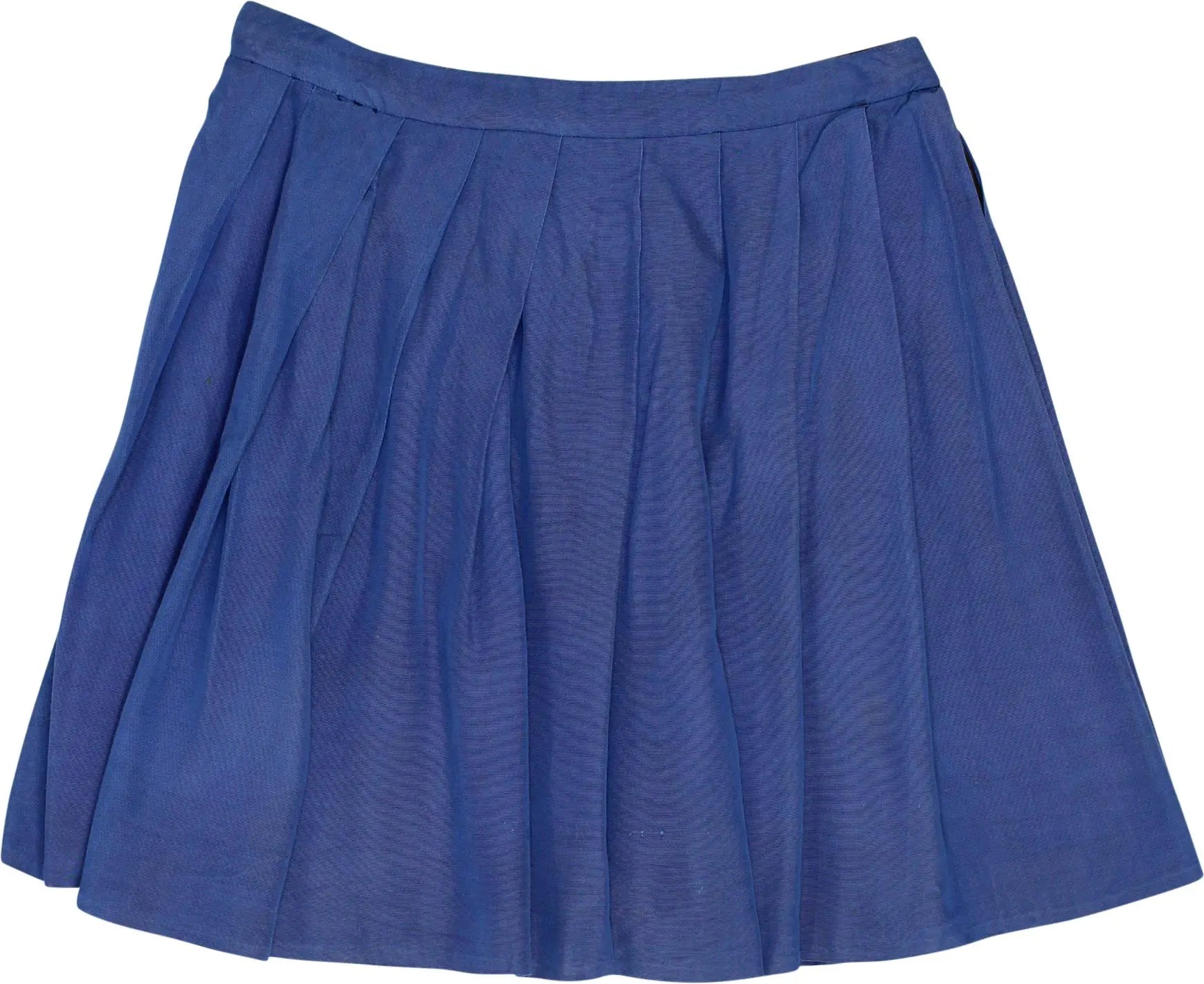 Handmade - Pleated Mini Skirt- ThriftTale.com - Vintage and second handclothing
