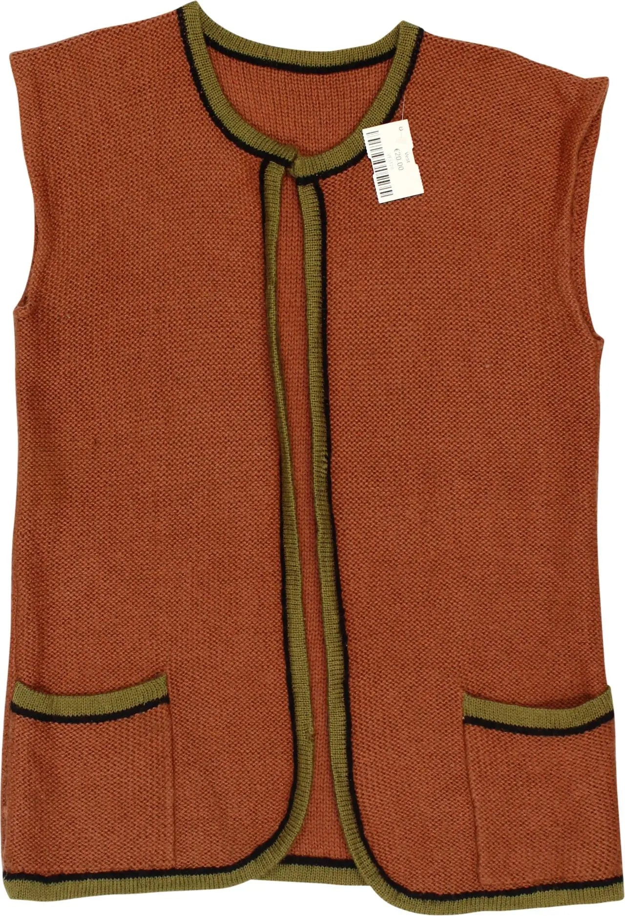 *VWSale* store Vintage vibes open front sweater vest, S/M