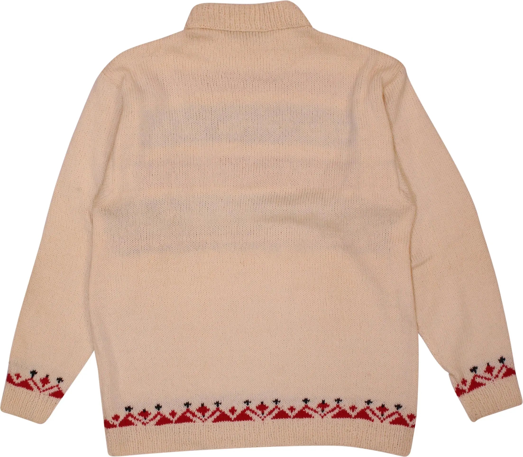 Handmade - Winter Sweater- ThriftTale.com - Vintage and second handclothing