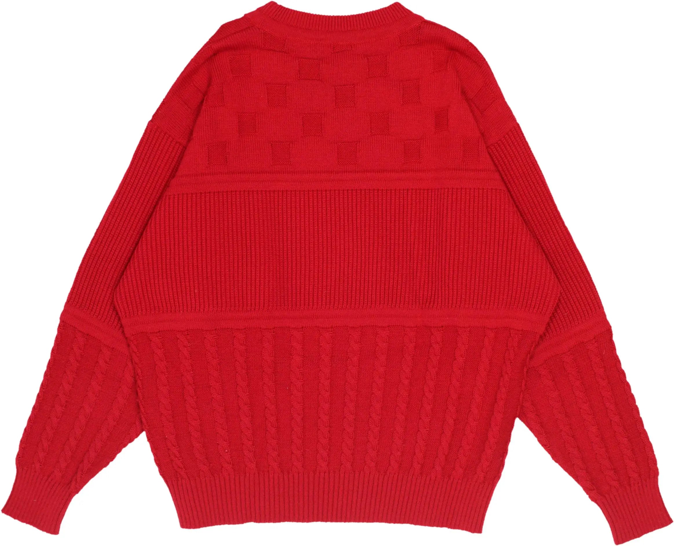 Hans Lettman - 80s Cable Knit Sweater- ThriftTale.com - Vintage and second handclothing