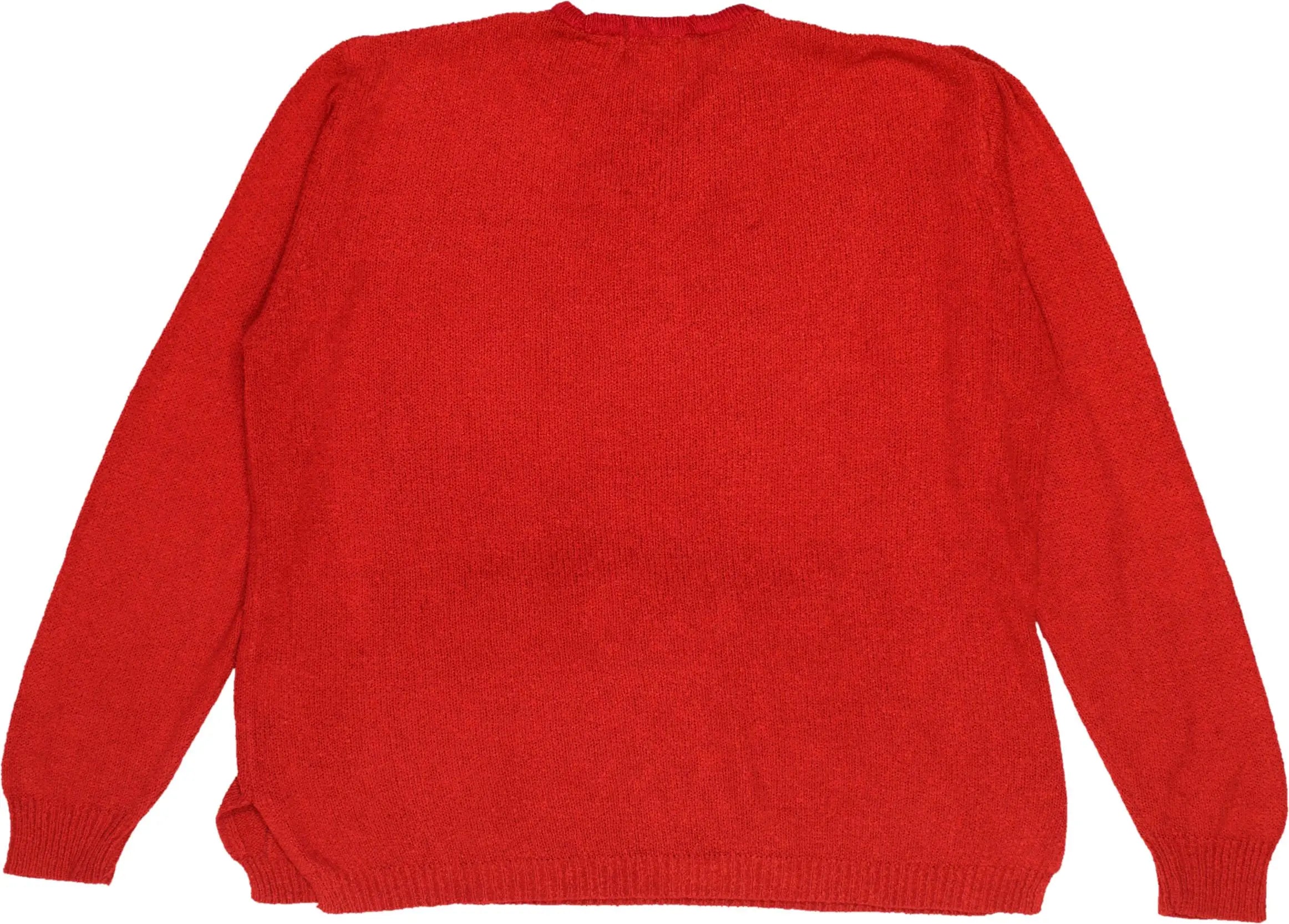 Happytex - V-Neck Knitted Jumper- ThriftTale.com - Vintage and second handclothing
