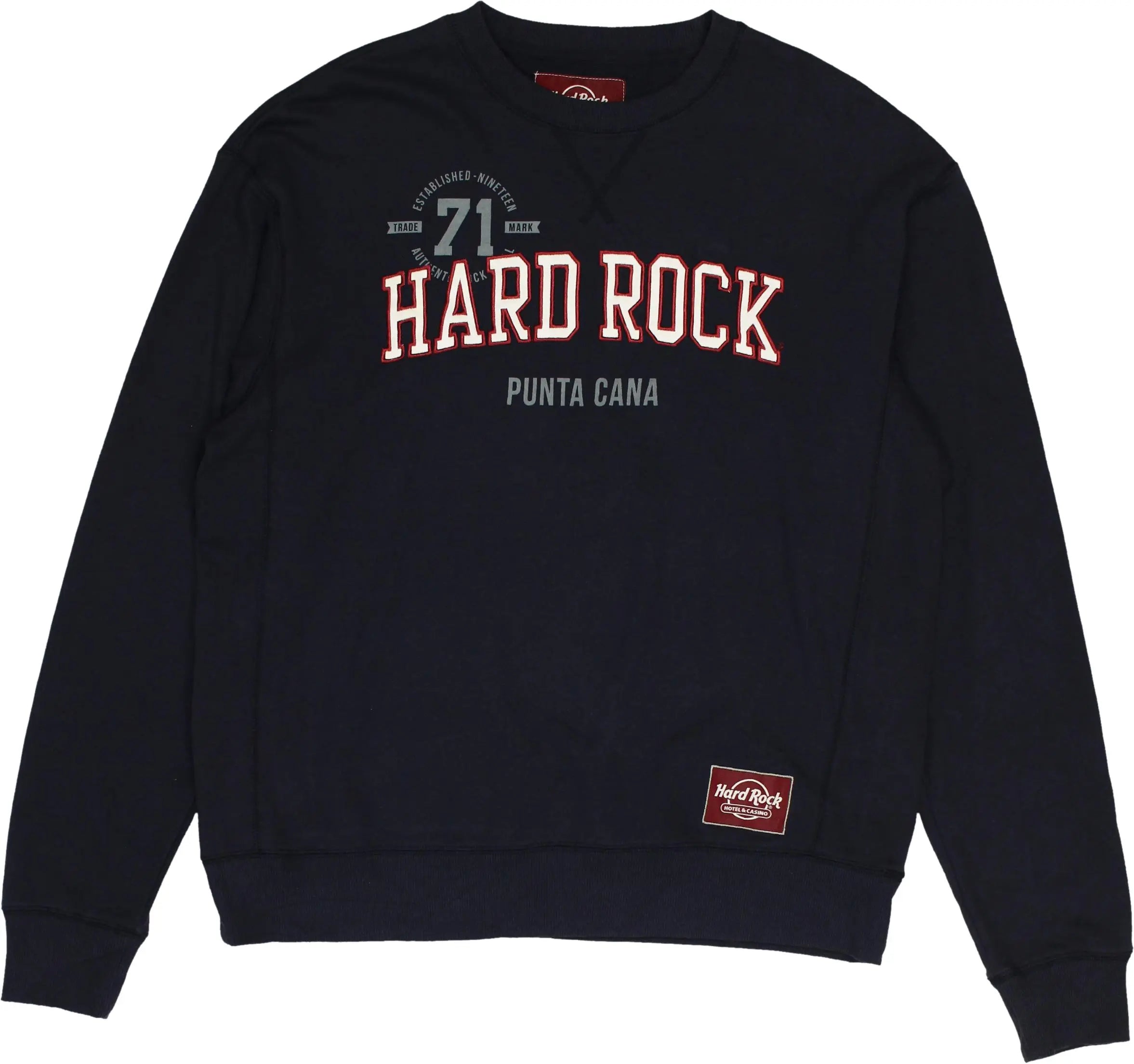 Hard Rock Cafe - Hard Rock Cafe Sweater- ThriftTale.com - Vintage and second handclothing