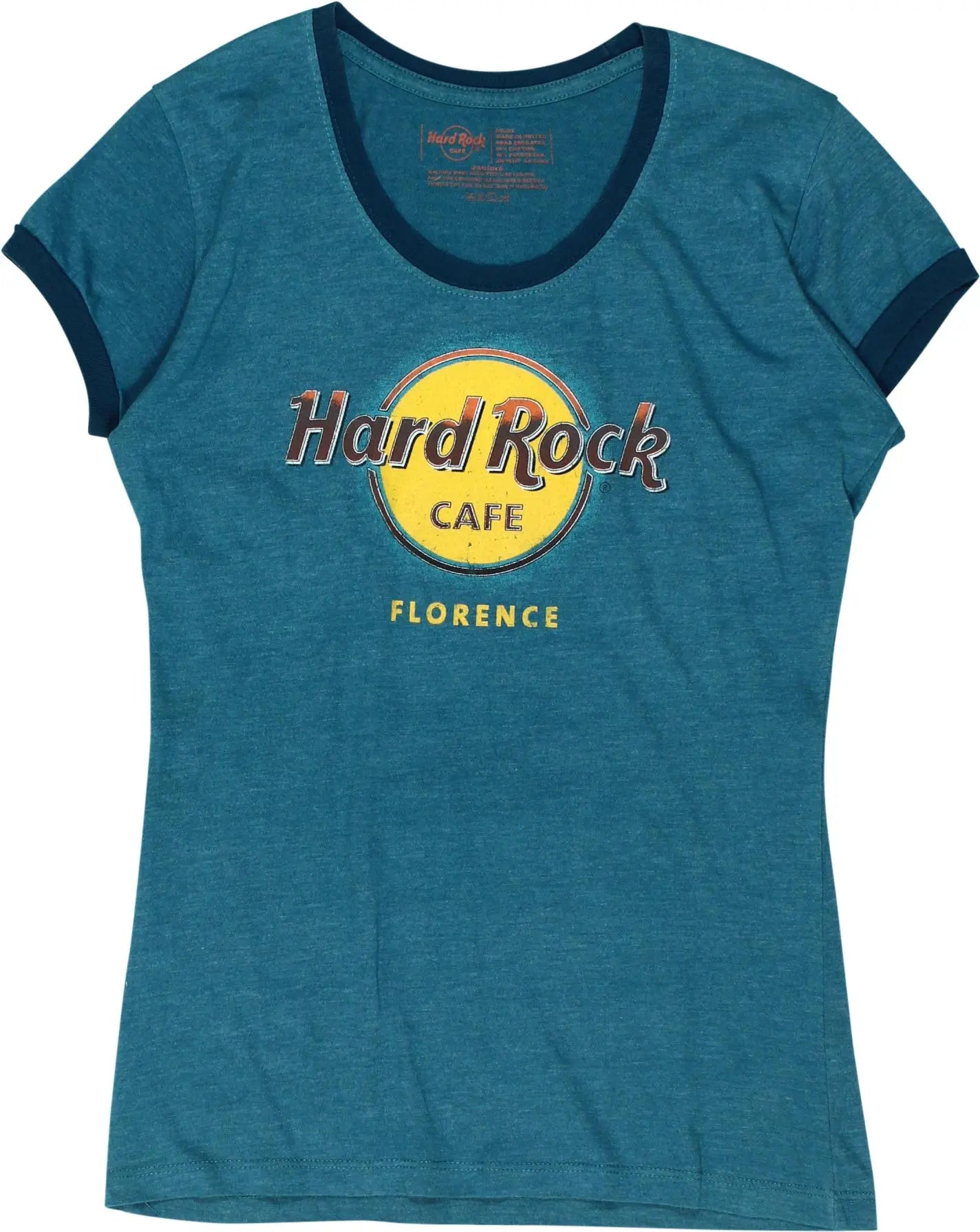 Hard Rock Cafe - Ringer T-Shirt by Hard Rock Cafe- ThriftTale.com - Vintage and second handclothing