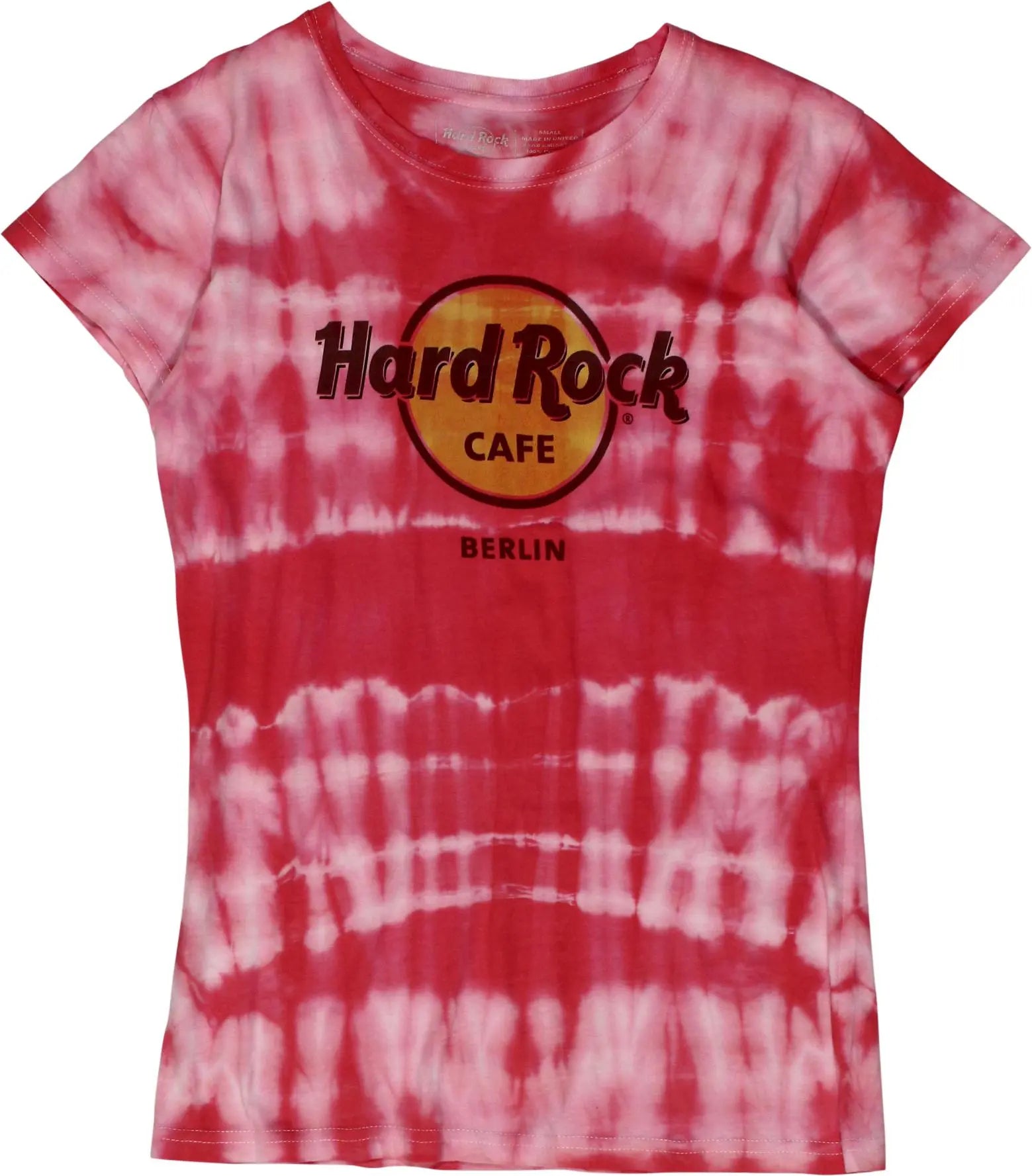 Hard Rock Cafe - T-Shirt with Tie Dye Print- ThriftTale.com - Vintage and second handclothing