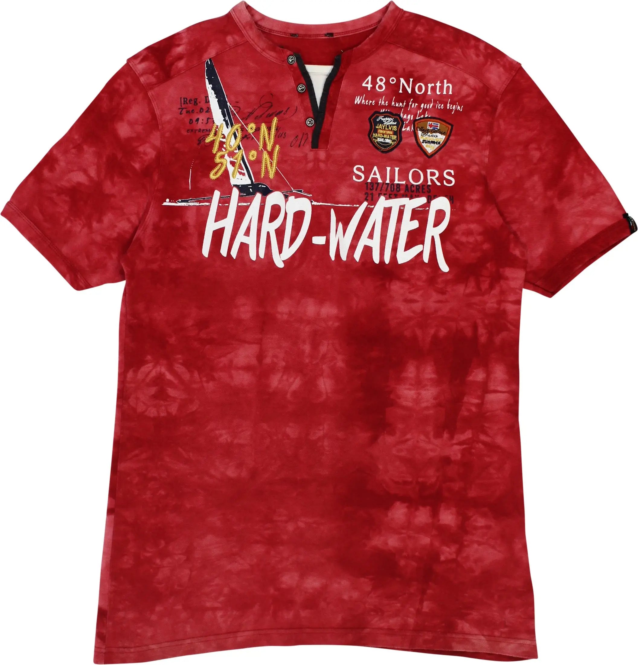 Hard Water - 00s Tie Dye T-Shirt- ThriftTale.com - Vintage and second handclothing