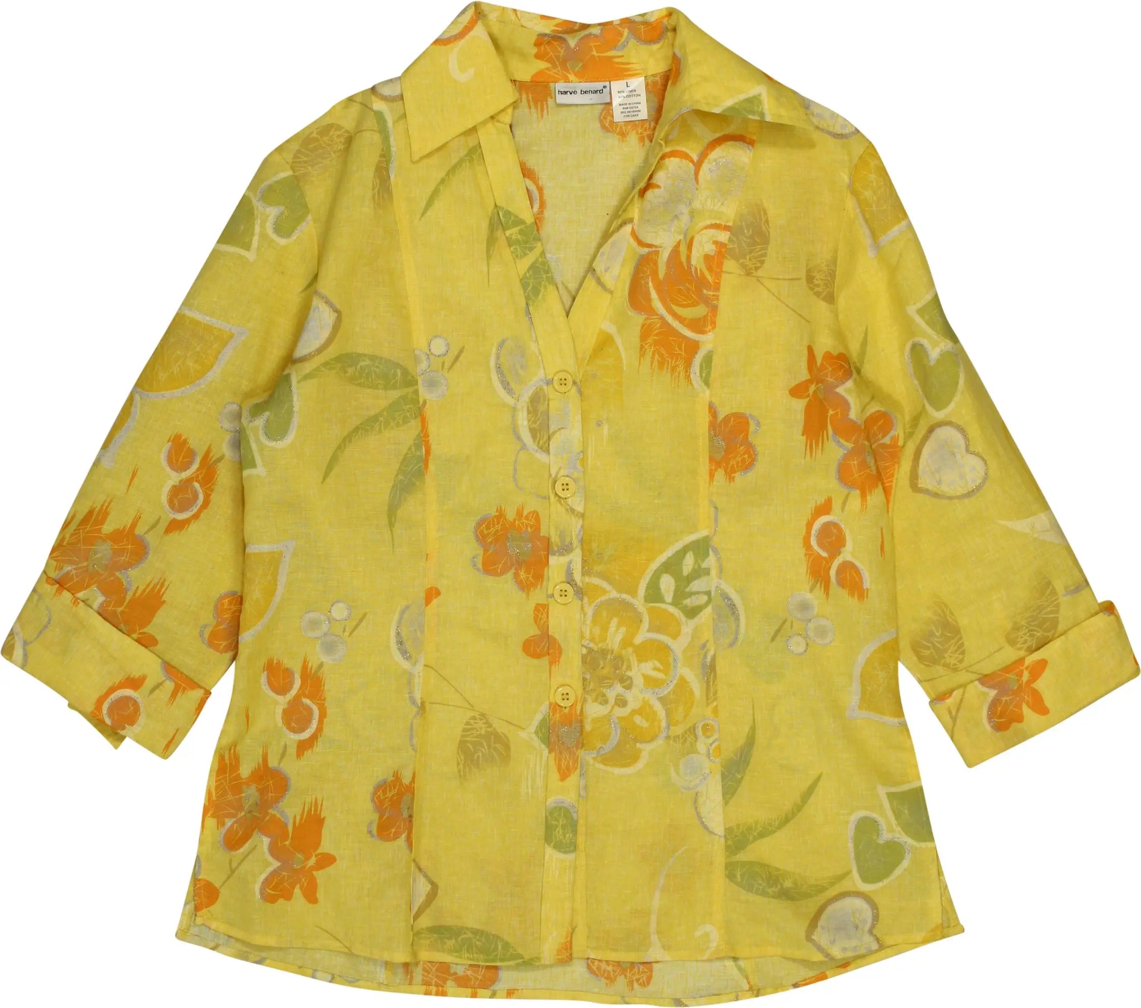 Harve Benard - Linen Blouse- ThriftTale.com - Vintage and second handclothing