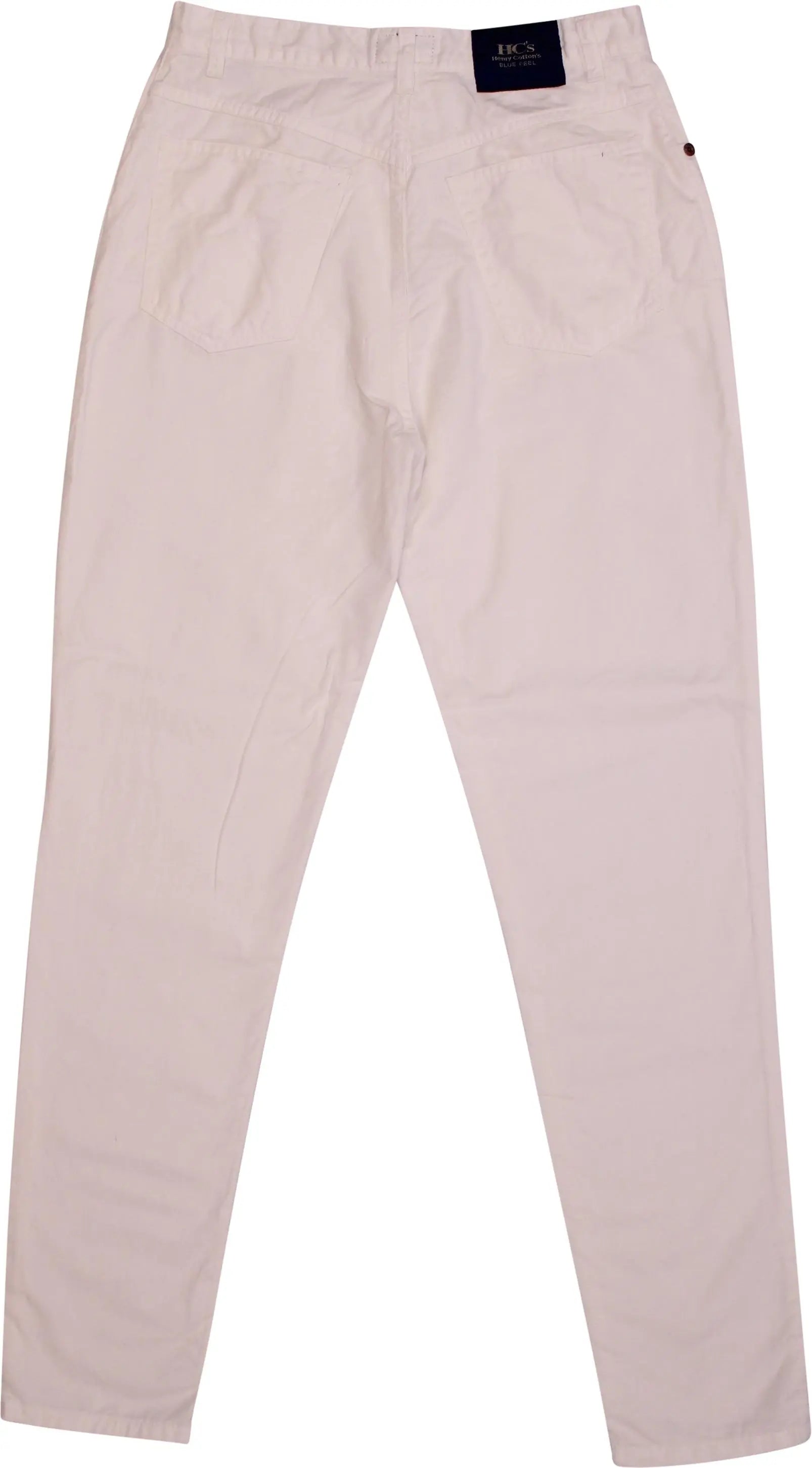 Henry Cotton's - White High Waisted Jeans- ThriftTale.com - Vintage and second handclothing