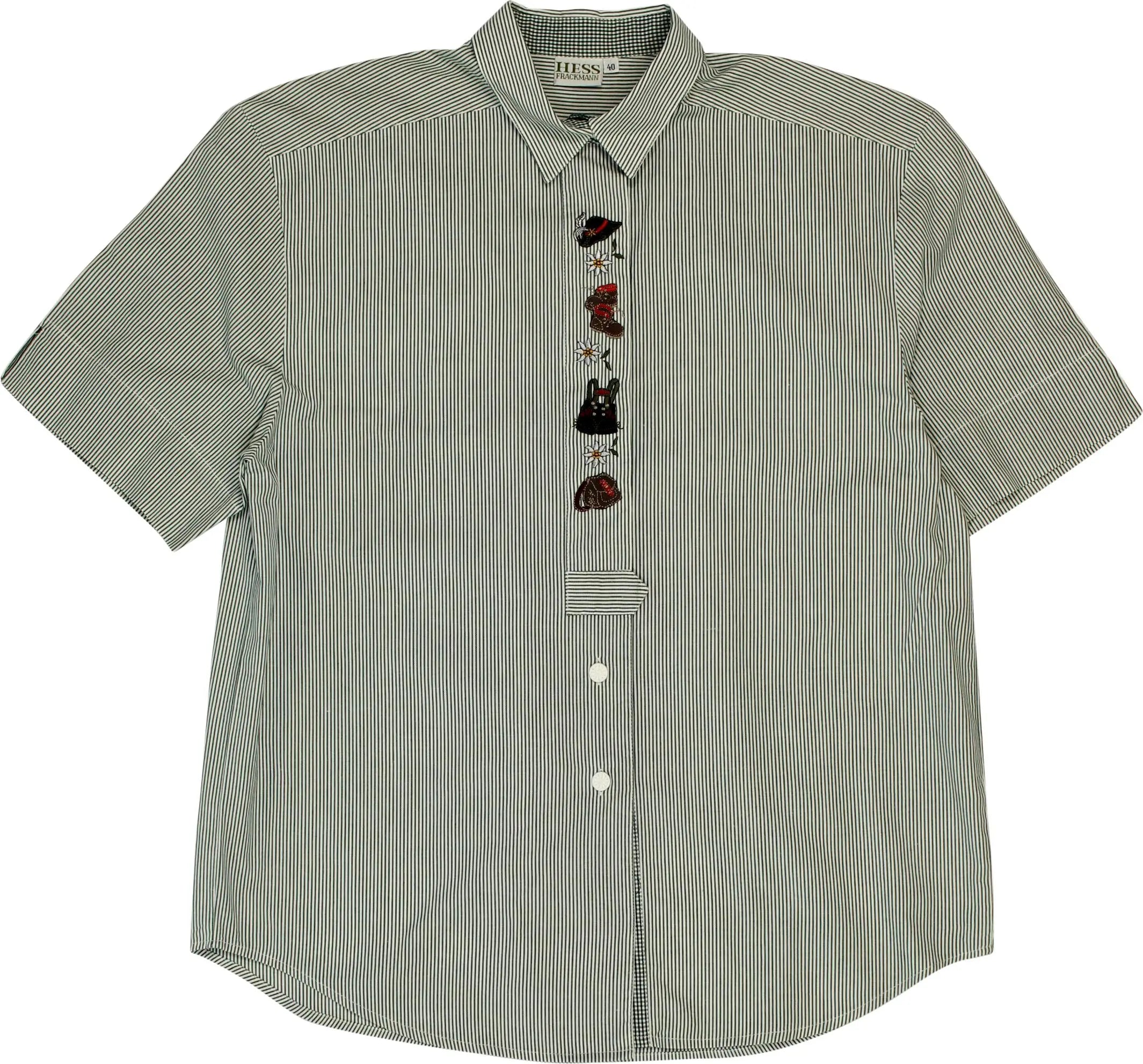 Hess Frackmann - Embroidered Trachten Shirt- ThriftTale.com - Vintage and second handclothing