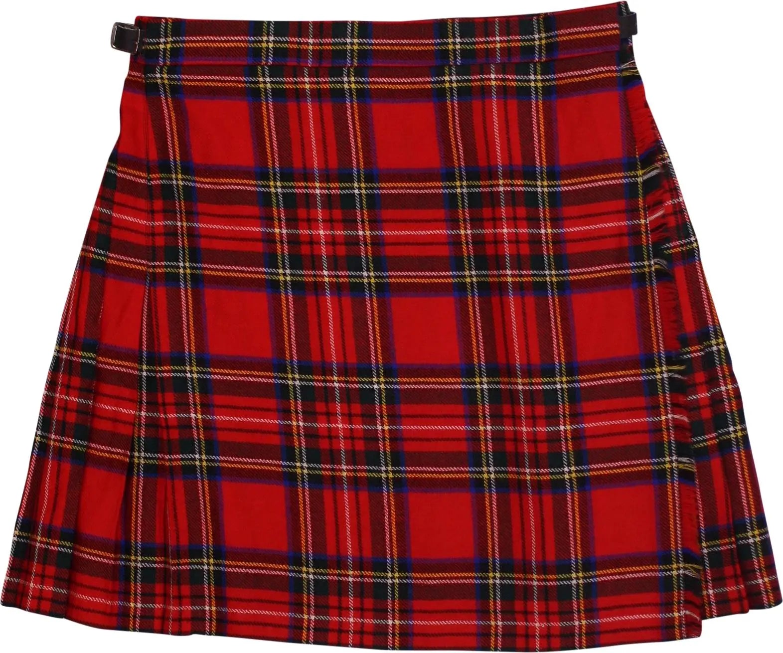 Highland Home Industries - Tartan Pleated Skirt- ThriftTale.com - Vintage and second handclothing