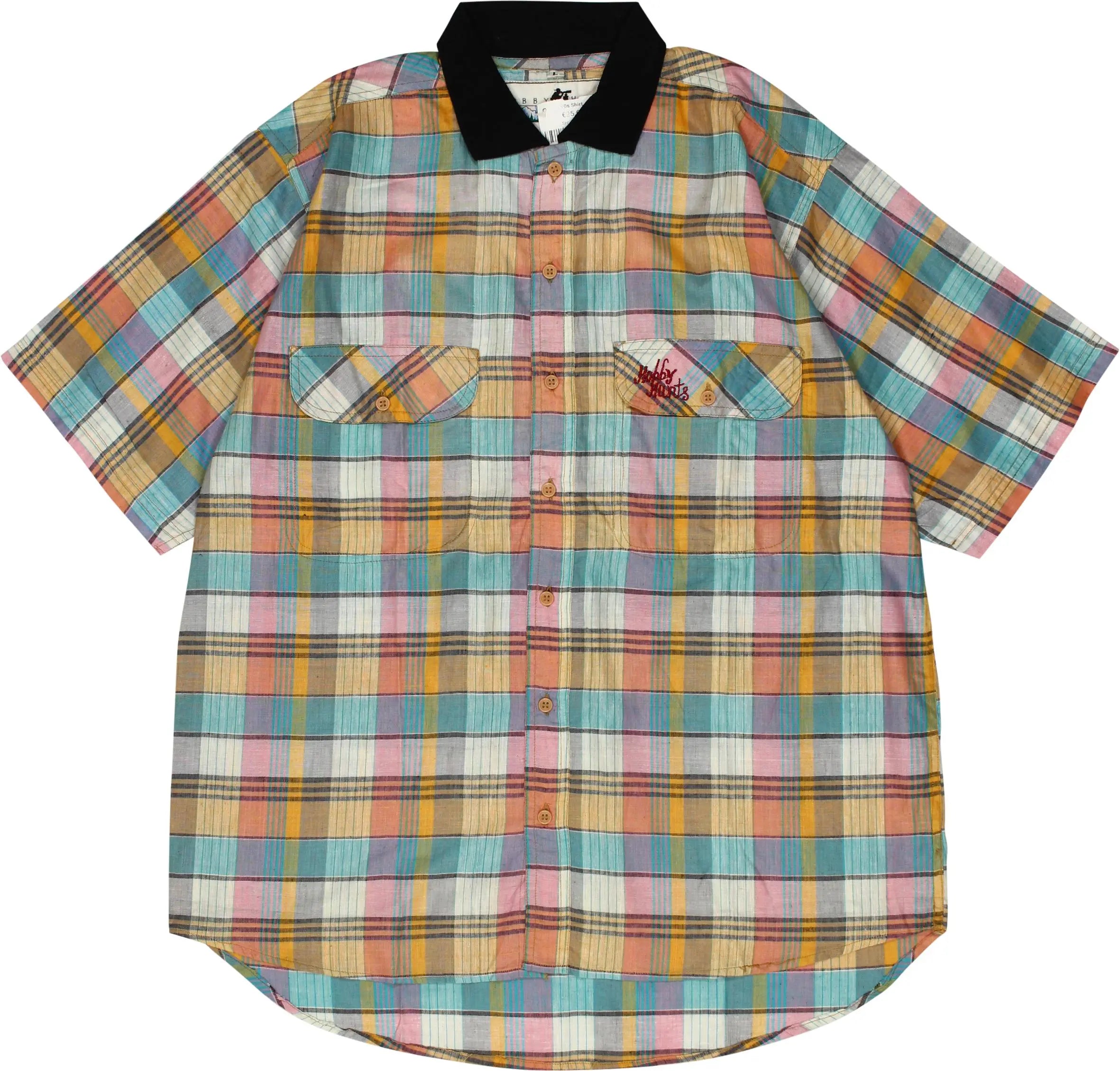 Hobby Hunts - Checkered Shirt- ThriftTale.com - Vintage and second handclothing