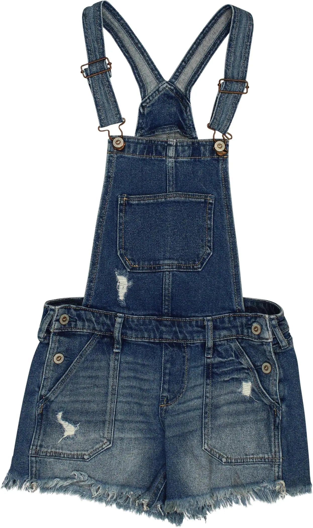 Hollister - Short Denim Overall- ThriftTale.com - Vintage and second handclothing