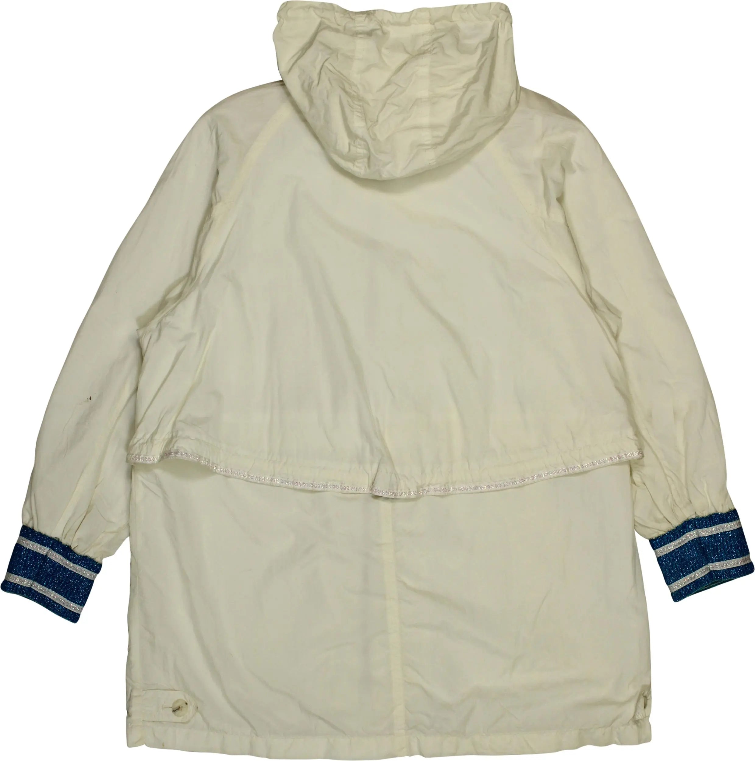 Hucke - White Jacket- ThriftTale.com - Vintage and second handclothing