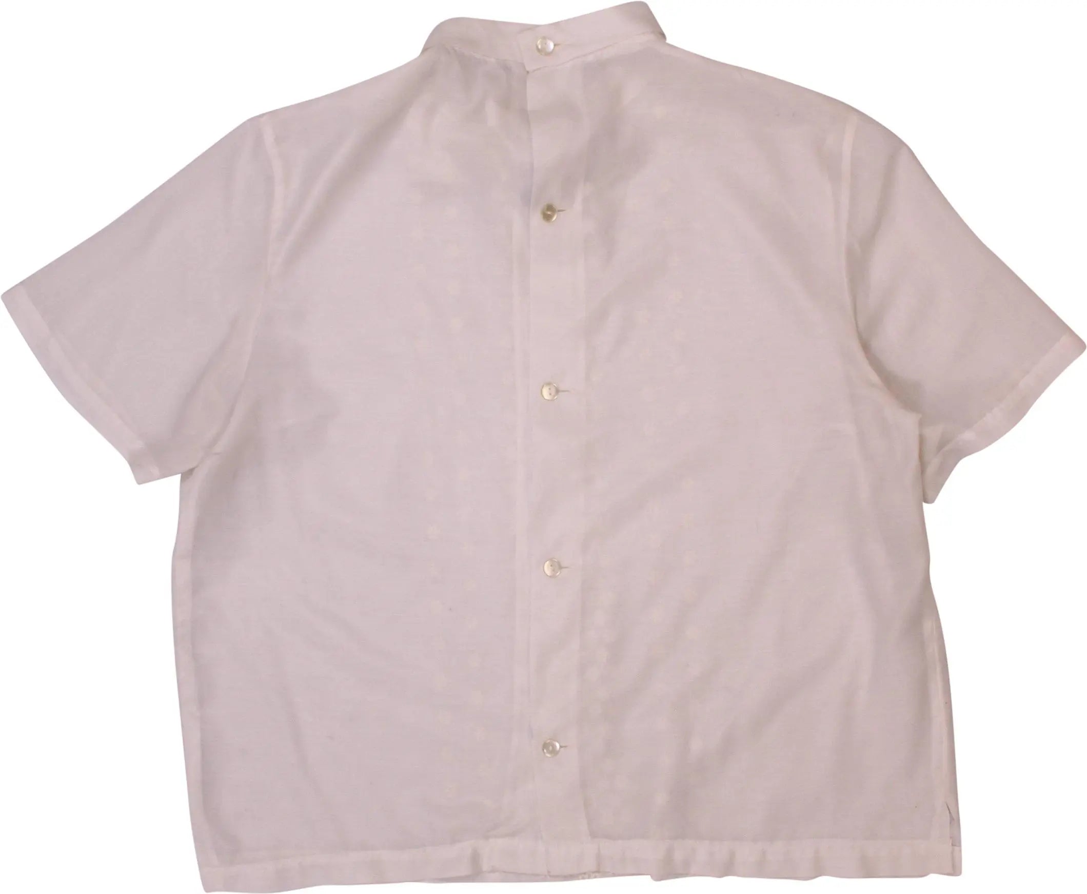 Hüco - Short Sleeve Shirt with Embroided Details- ThriftTale.com - Vintage and second handclothing