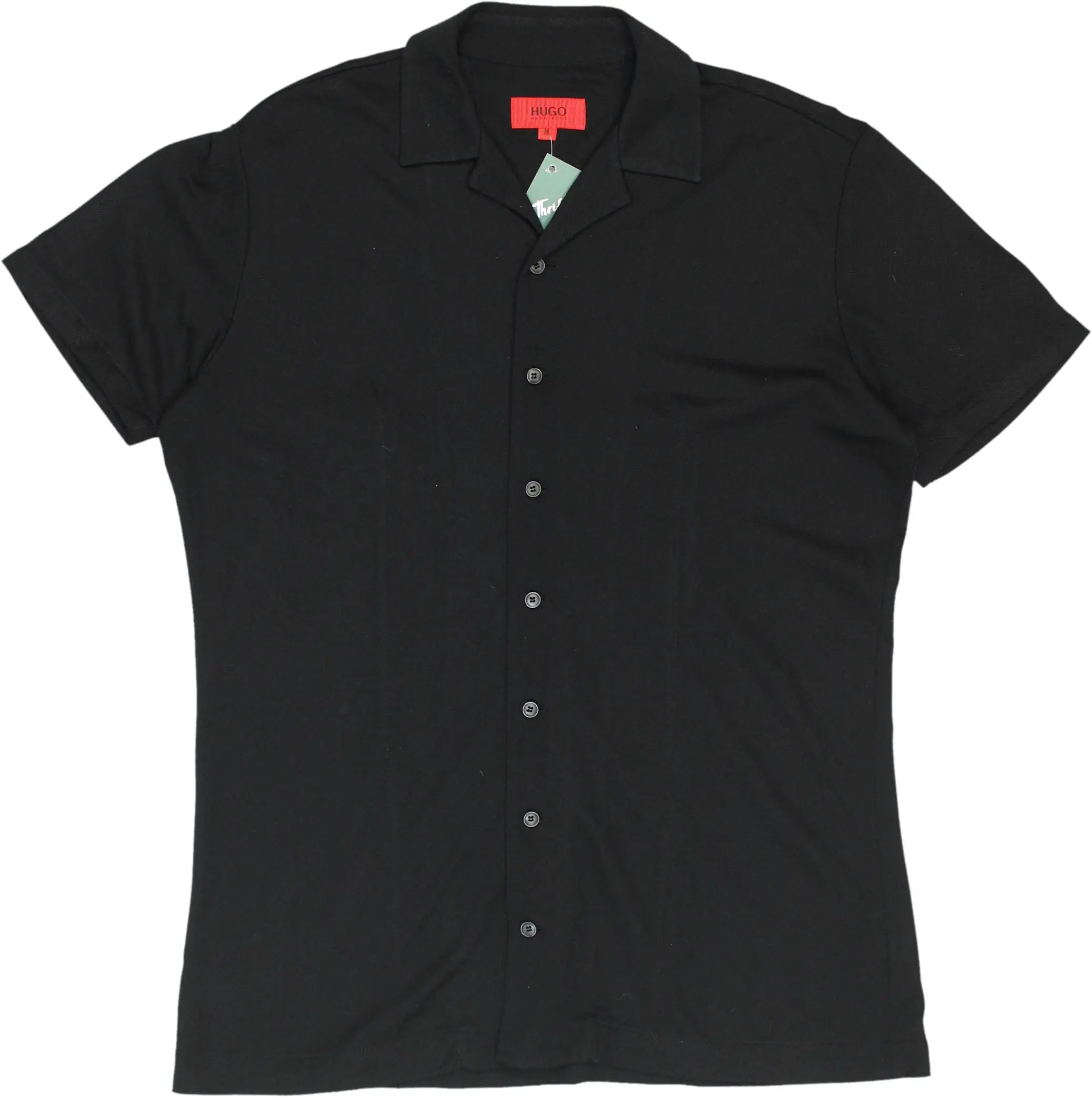Hugo Boss - Black Short Sleeve Polo by Hugo boss- ThriftTale.com - Vintage and second handclothing