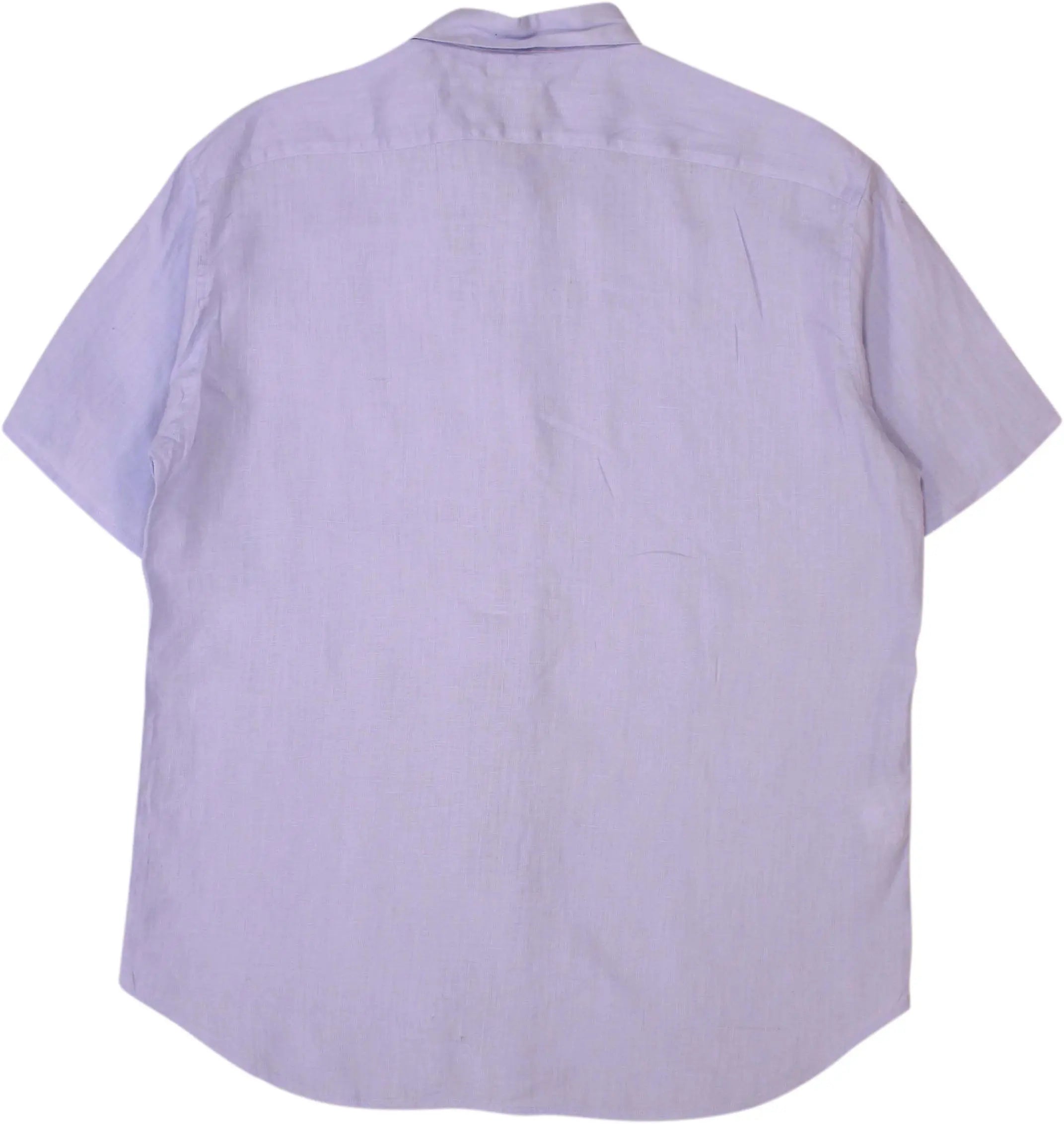 Hugo Boss - Linen Short Sleeve Shirt by Hugo Boss- ThriftTale.com - Vintage and second handclothing