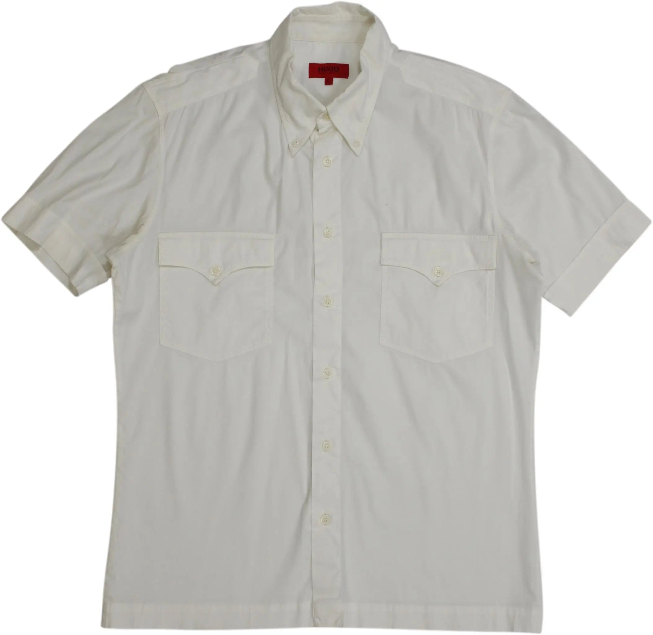 Hugo Boss - Short Sleeve Shirt by Hugo Boss- ThriftTale.com - Vintage and second handclothing