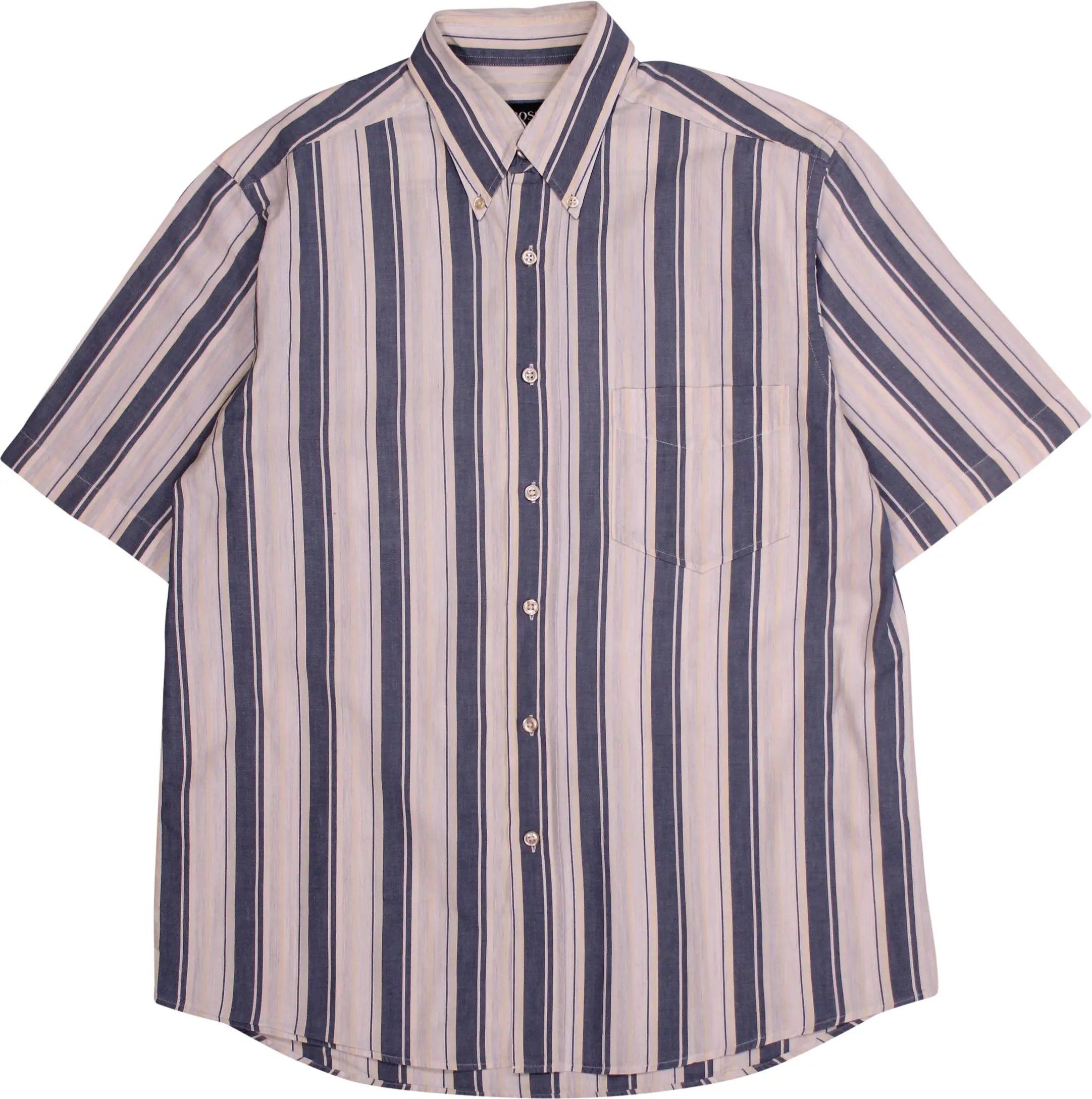 Hugo Boss - Striped Short Sleeve Shirt by Hugo Boss- ThriftTale.com - Vintage and second handclothing