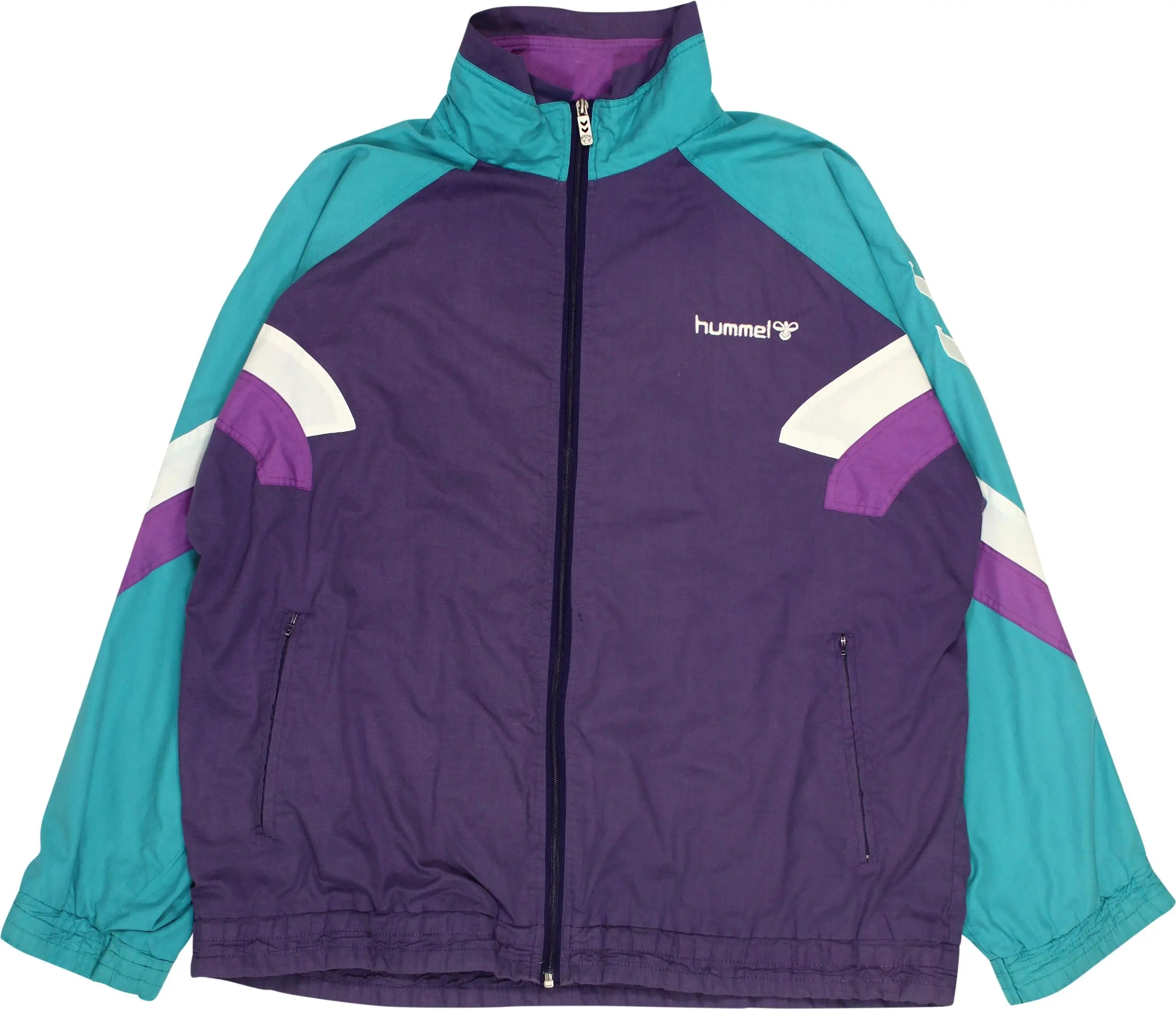 Hummel - 90s Windbreaker by Hummel- ThriftTale.com - Vintage and second handclothing