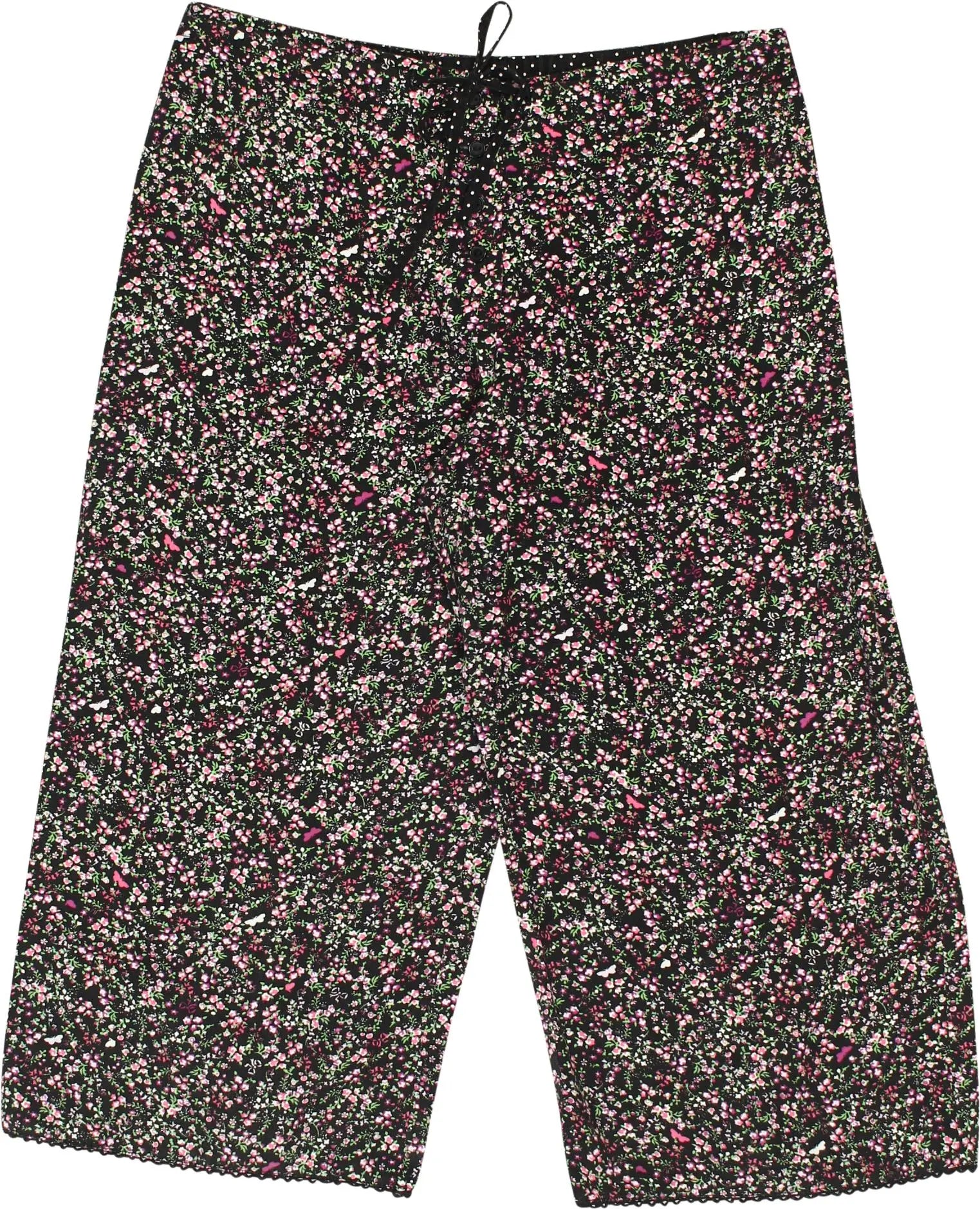 Hunkemöller - Floral Pyjama Shorts- ThriftTale.com - Vintage and second handclothing