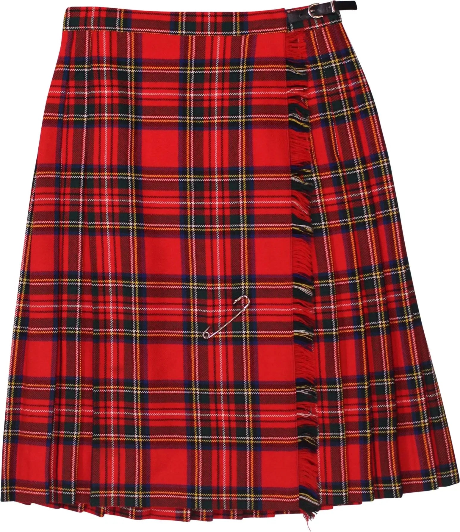 Huntingdom - Scottish Tartan Skirt- ThriftTale.com - Vintage and second handclothing