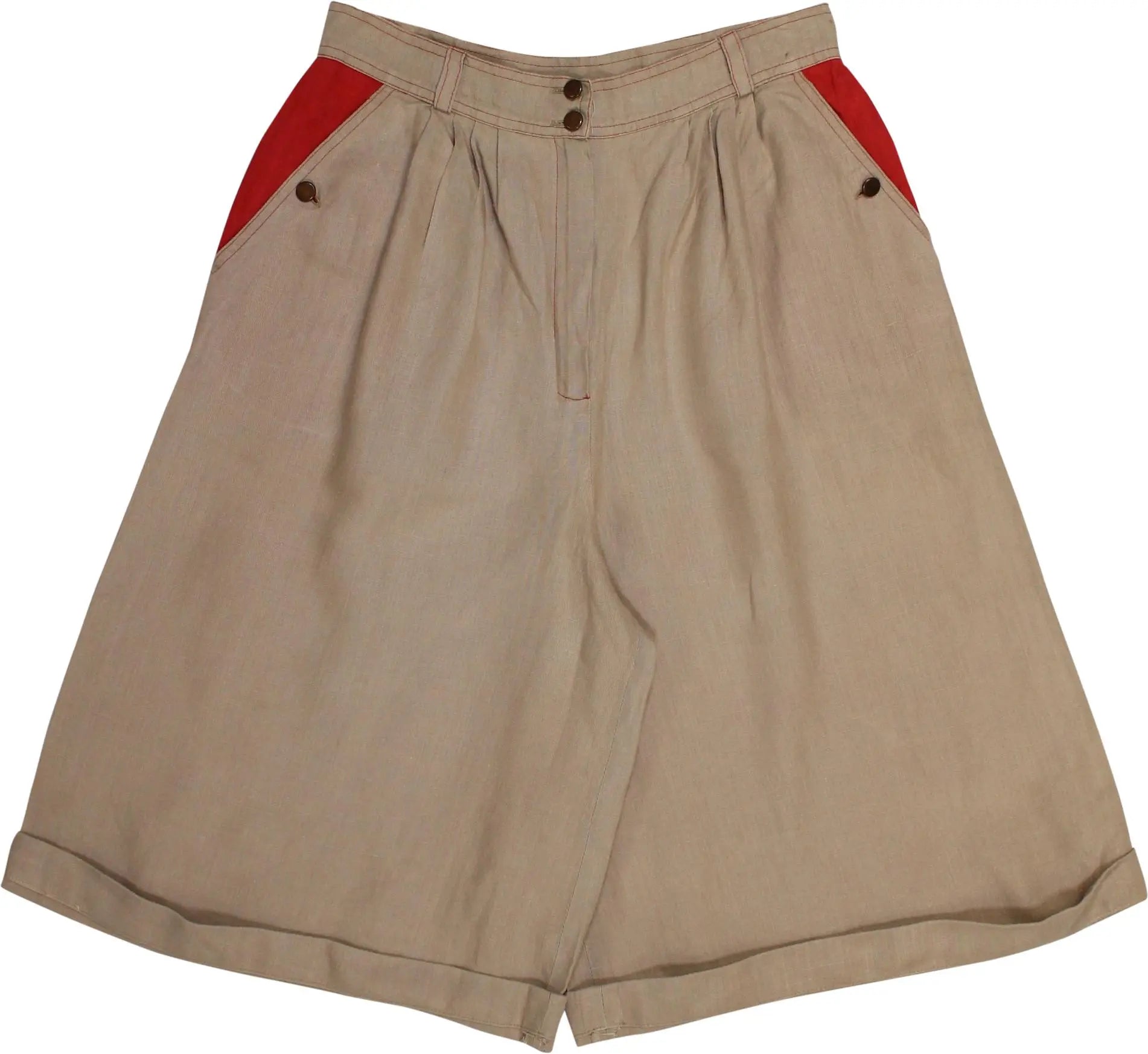 I Blues - Linen Shorts- ThriftTale.com - Vintage and second handclothing