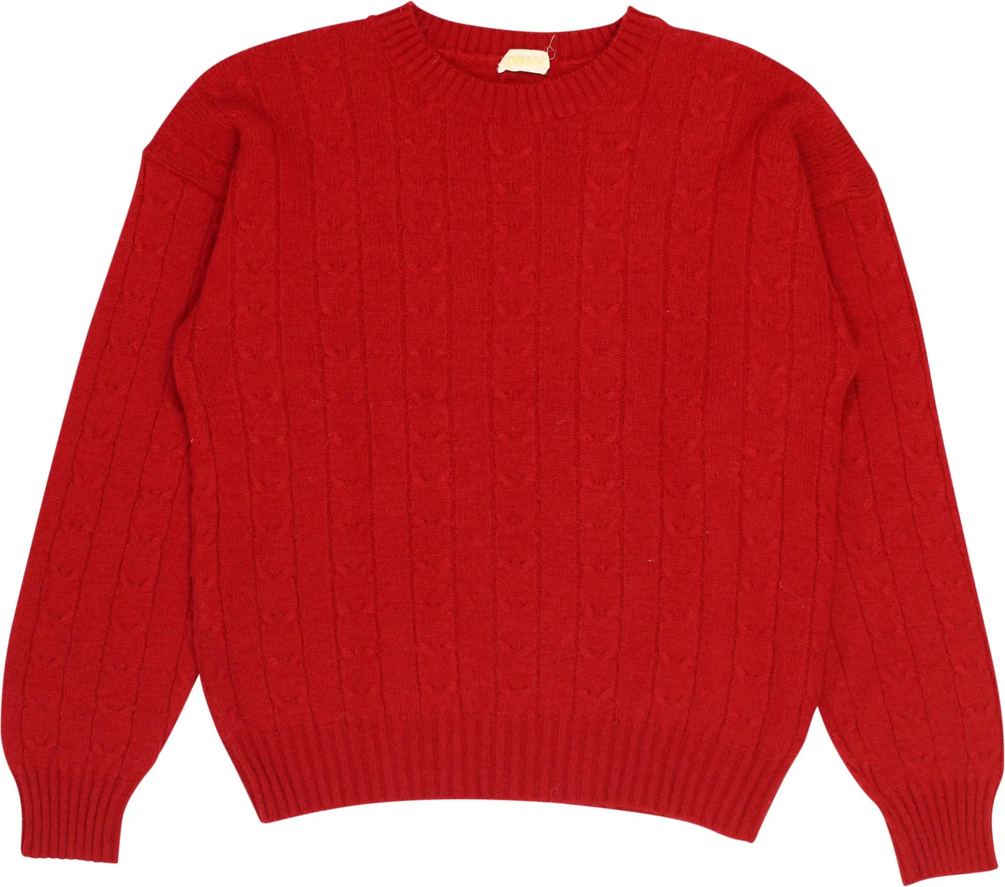 I Pisiani - Wool Blend Cable Knit Jumper- ThriftTale.com - Vintage and second handclothing