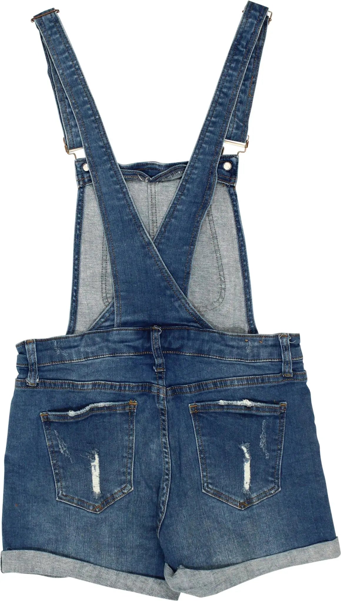 I & M Jeans - Short Denim Overall- ThriftTale.com - Vintage and second handclothing