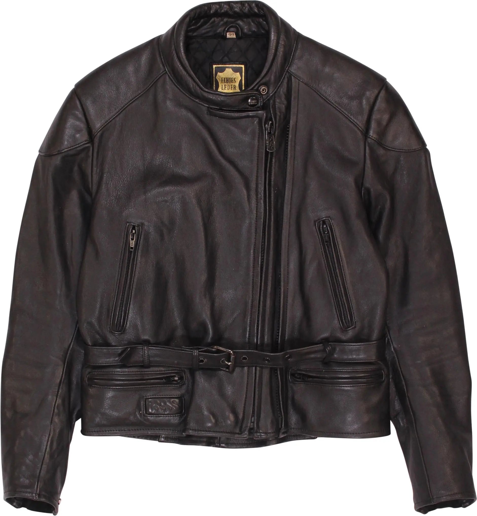 IXS - Vintage IXS Leather Jacket- ThriftTale.com - Vintage and second handclothing