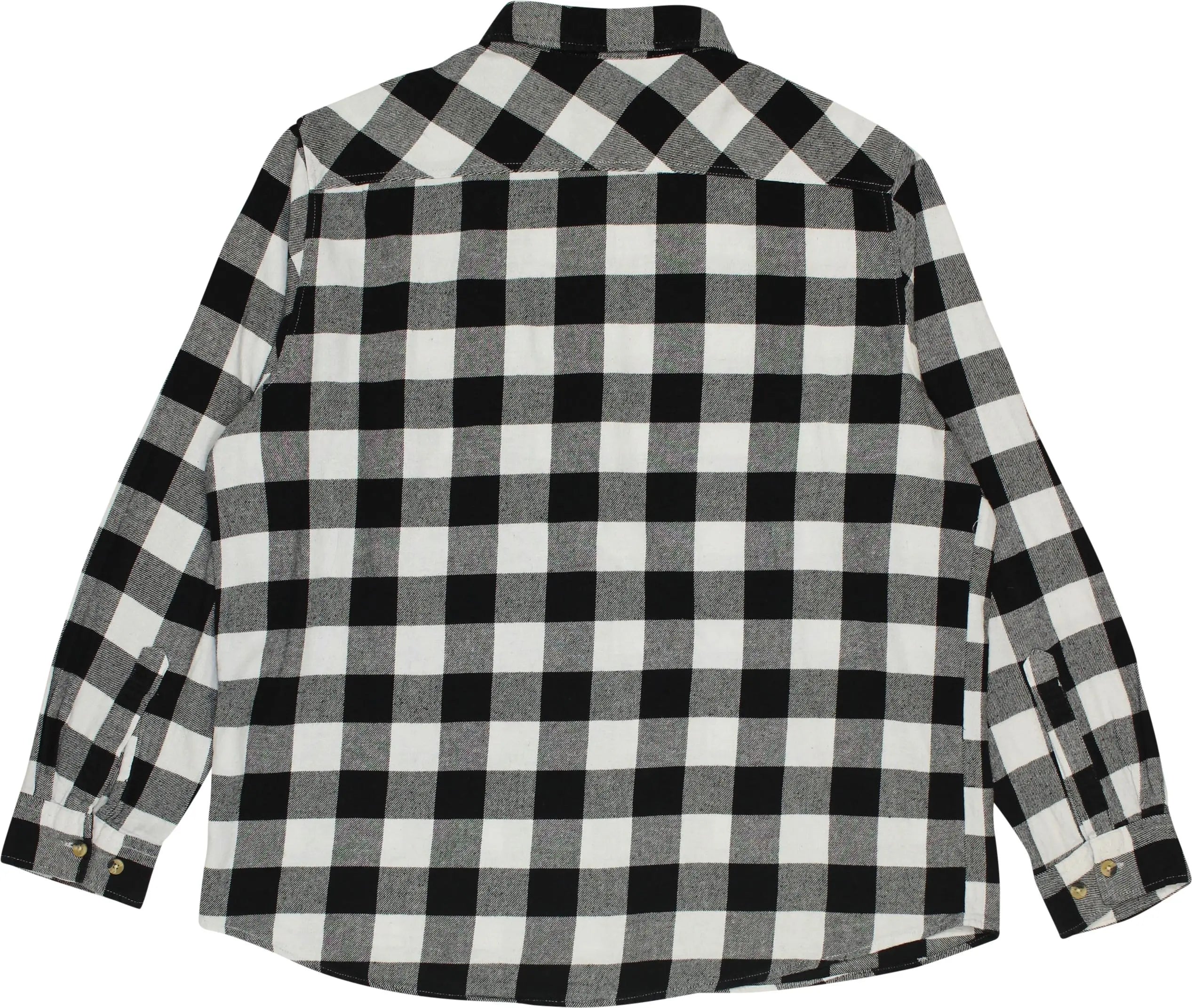 Identic - Checked Long Sleeve Shirt- ThriftTale.com - Vintage and second handclothing