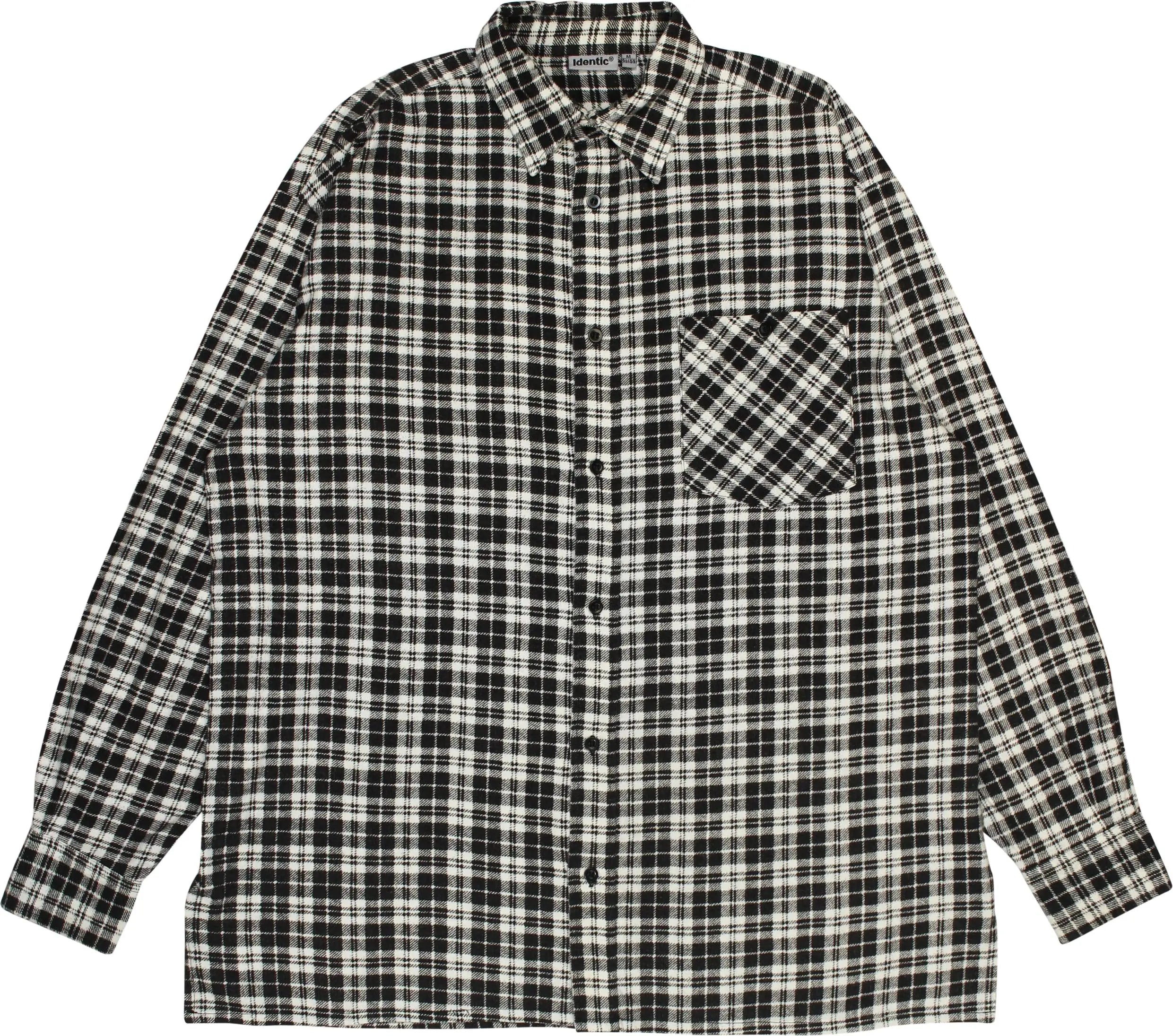 Identic - Flannel Checked Shirt- ThriftTale.com - Vintage and second handclothing
