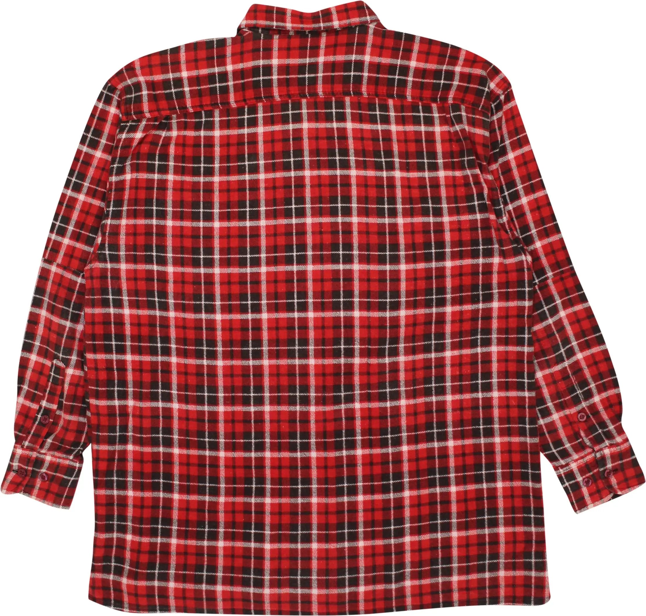Identic - Red Flannel Shirt- ThriftTale.com - Vintage and second handclothing