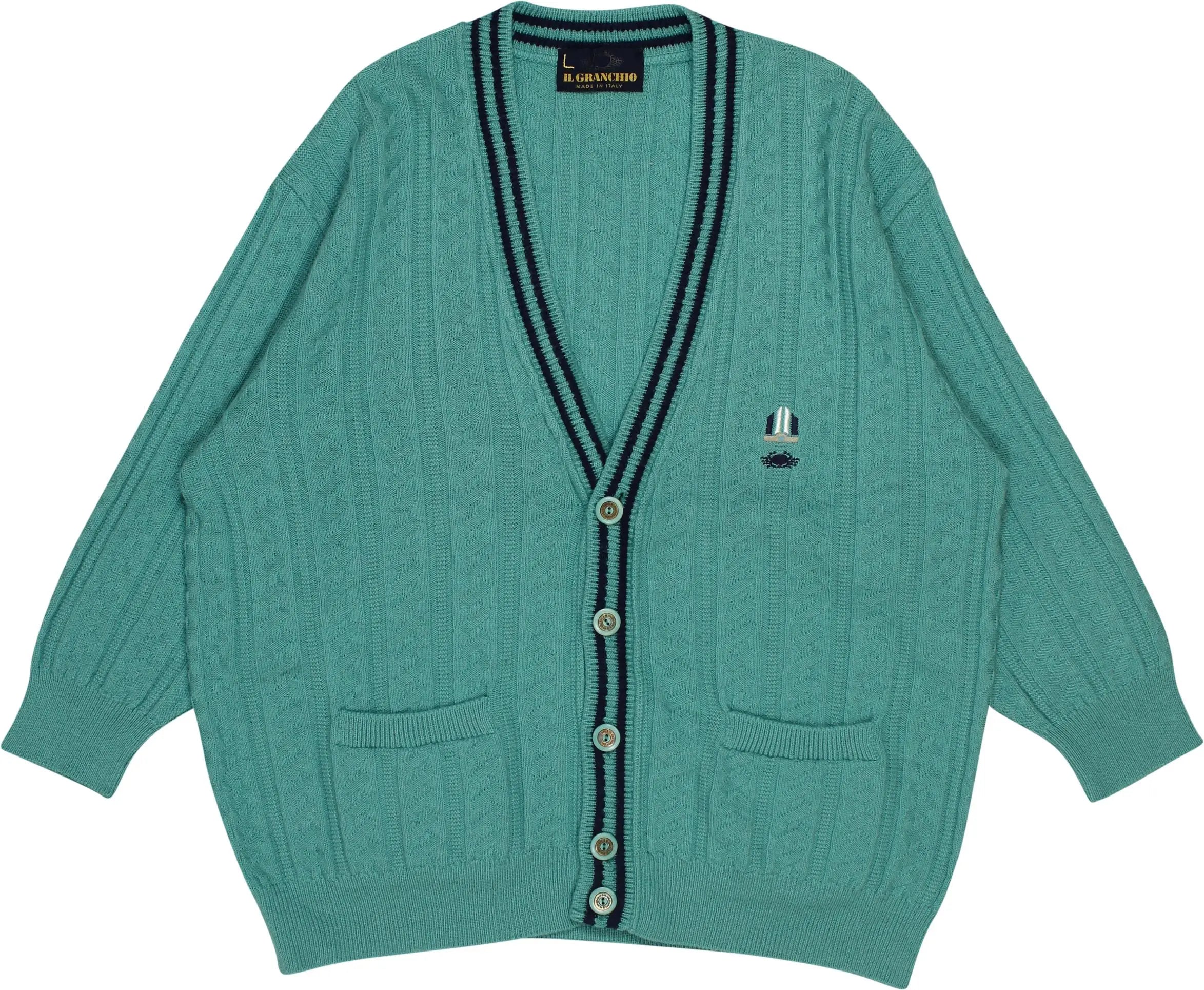Il Granchio - 80s Wool Blend Cardigan- ThriftTale.com - Vintage and second handclothing