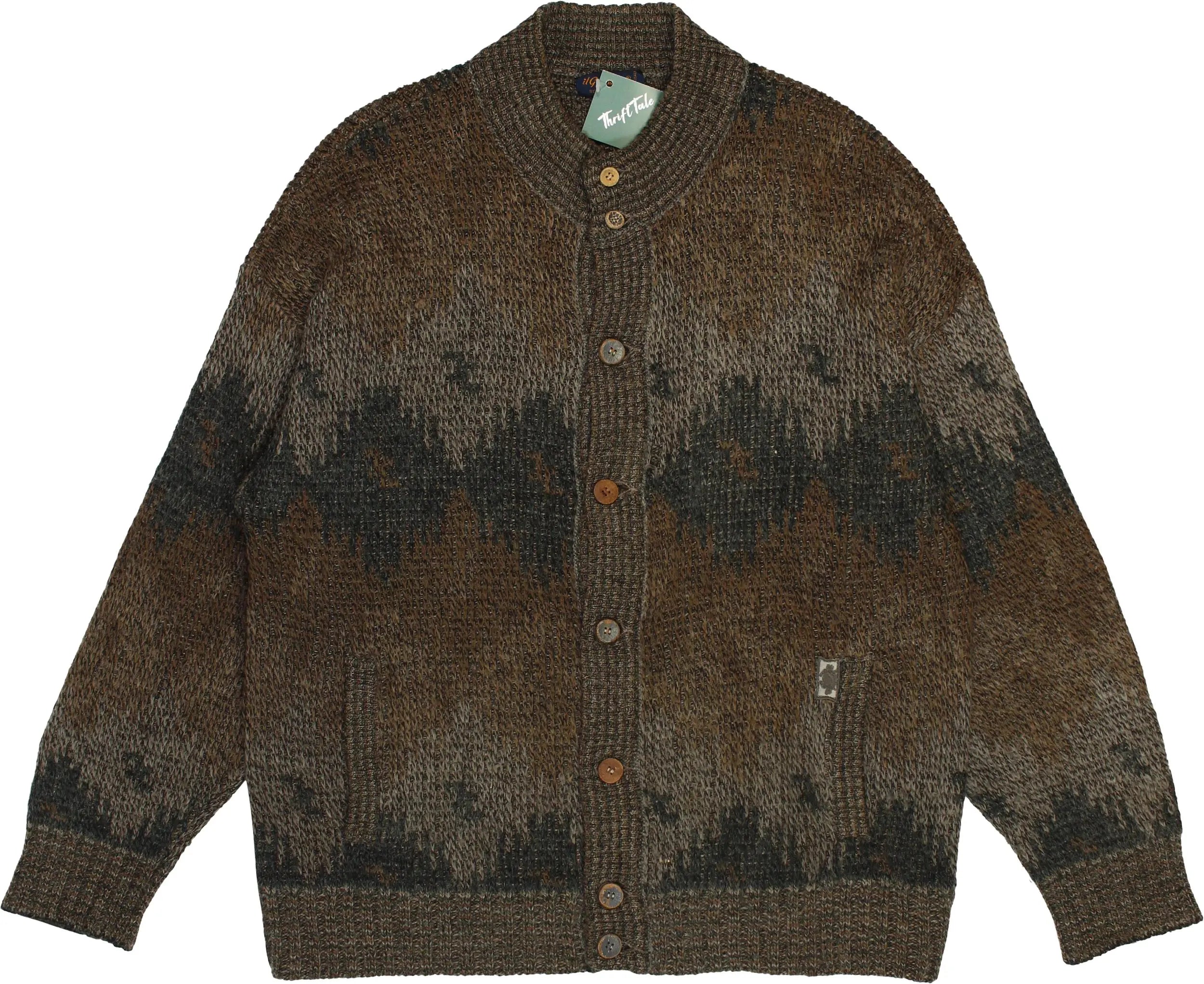 Il Granchio - 90s Knitted Cardigan- ThriftTale.com - Vintage and second handclothing