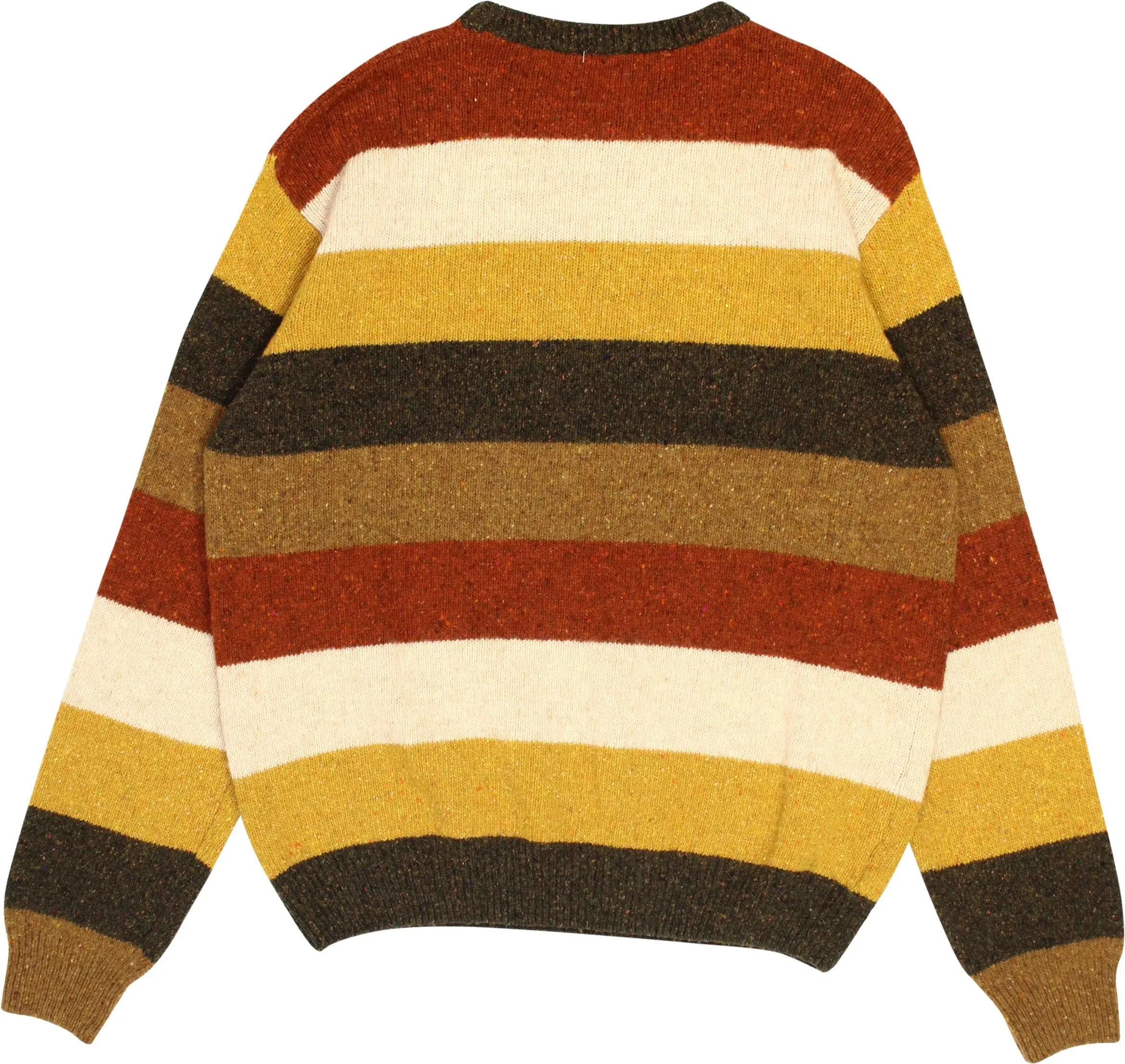 Il Granchio - 90s Striped Cable Knit Jumper- ThriftTale.com - Vintage and second handclothing