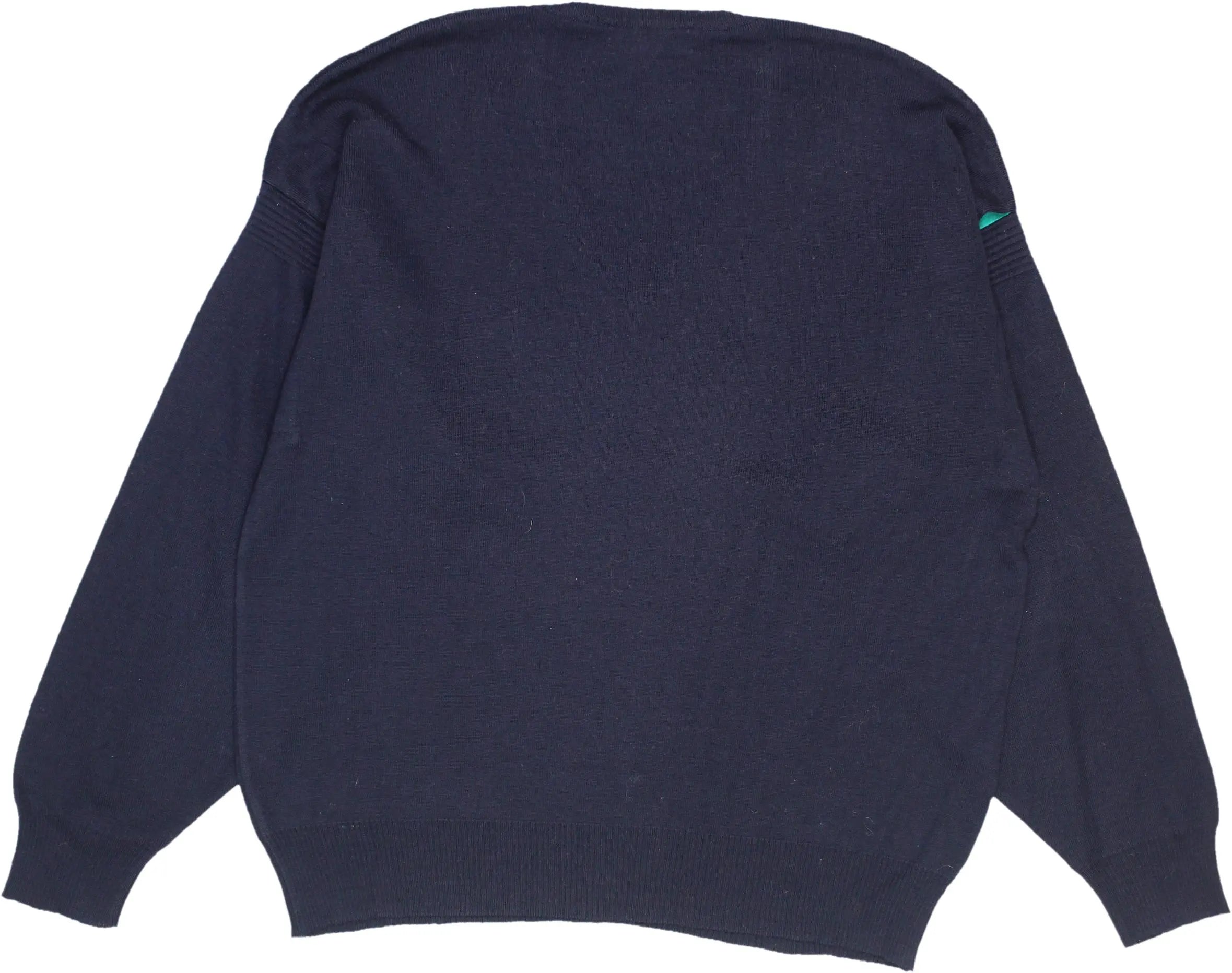 Il Granchio - V-Neck Jumper- ThriftTale.com - Vintage and second handclothing