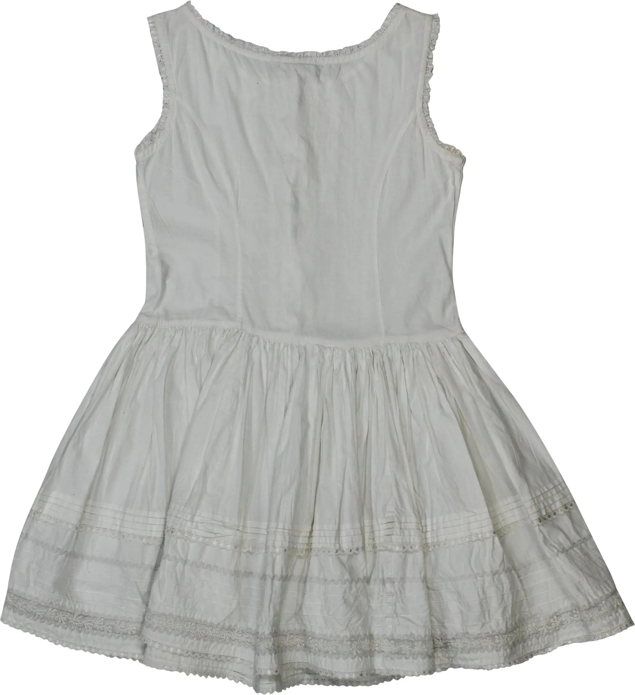 Impuls Junior - White Dress by Impuls- ThriftTale.com - Vintage and second handclothing