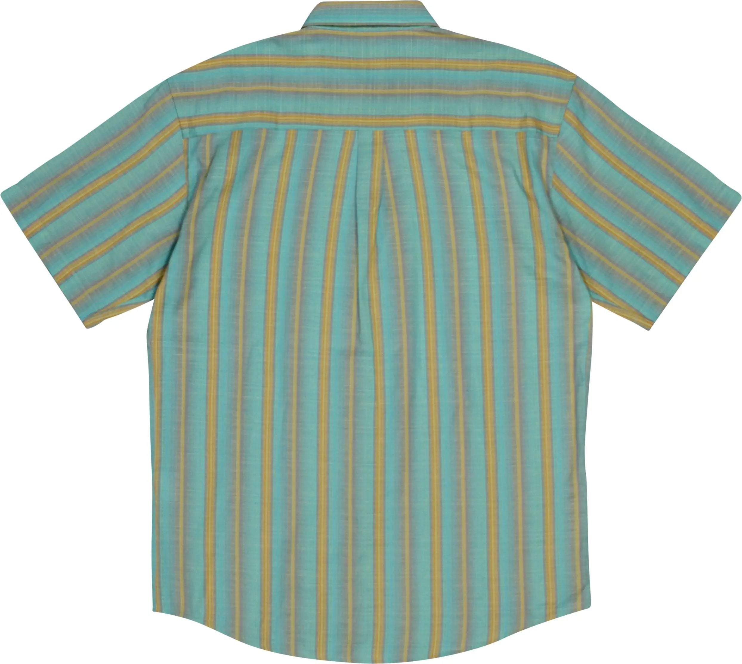 Infinity - Blue Striped Short Sleeve Shirt- ThriftTale.com - Vintage and second handclothing