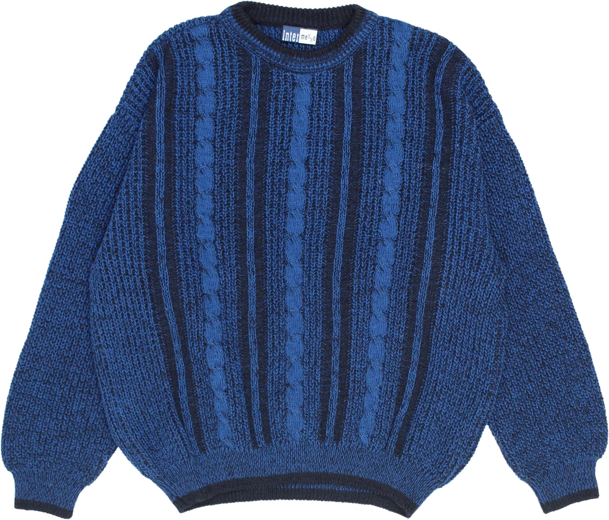 Intermezzo - Wool Blend Cable Knit Jumper- ThriftTale.com - Vintage and second handclothing