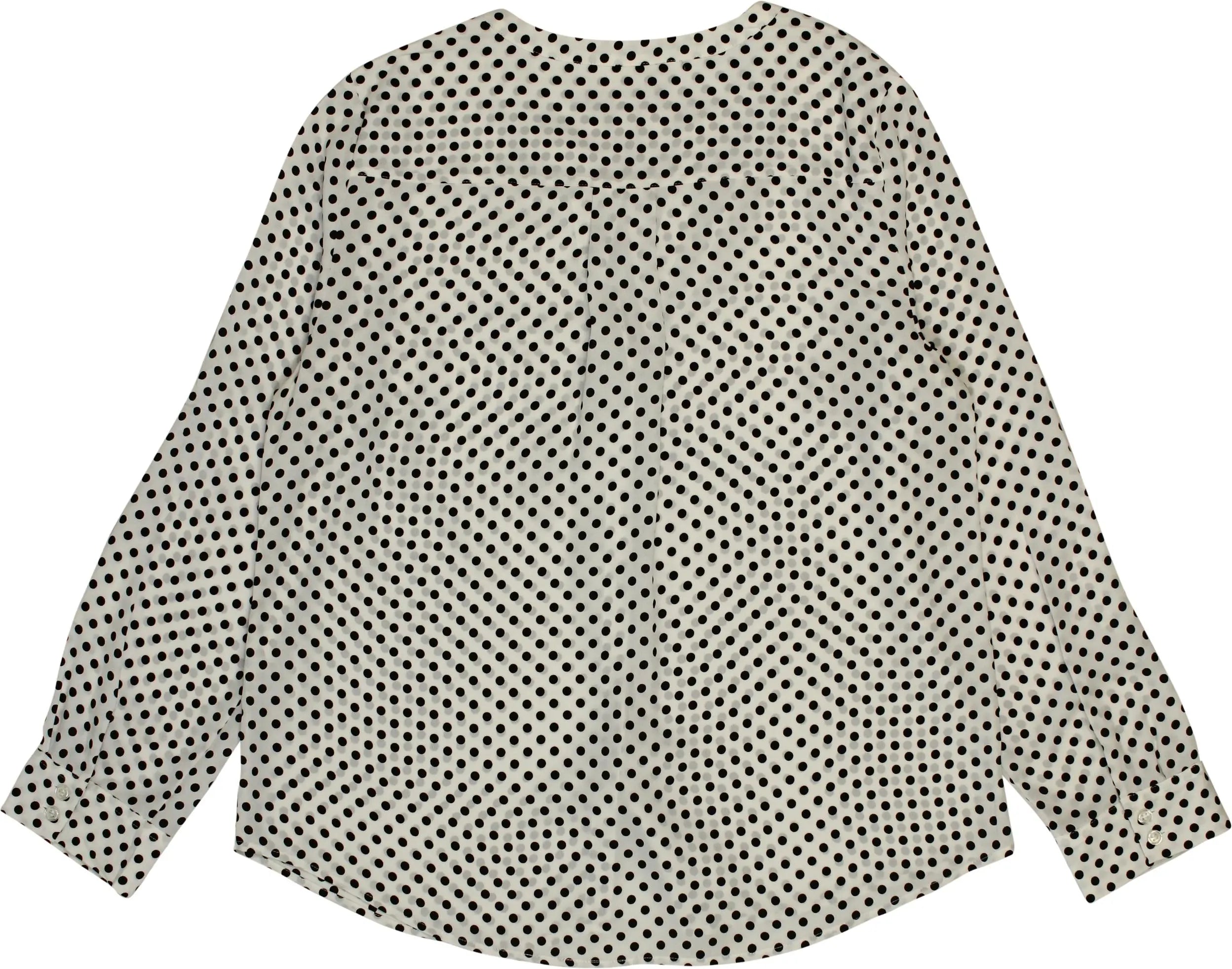 International Concepts - Polkadot Blouse- ThriftTale.com - Vintage and second handclothing