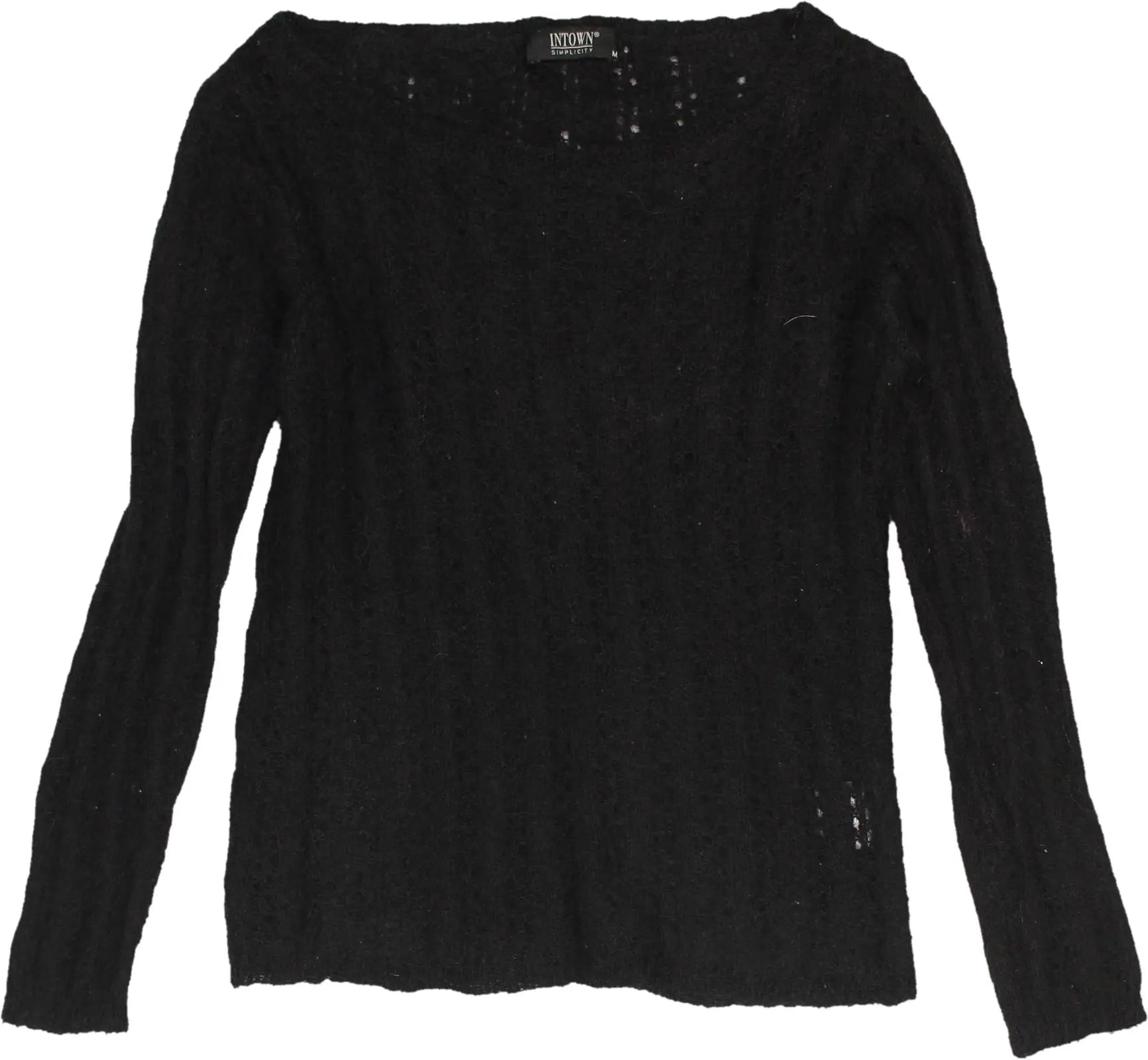 Intown - Wool Blend Jumper- ThriftTale.com - Vintage and second handclothing
