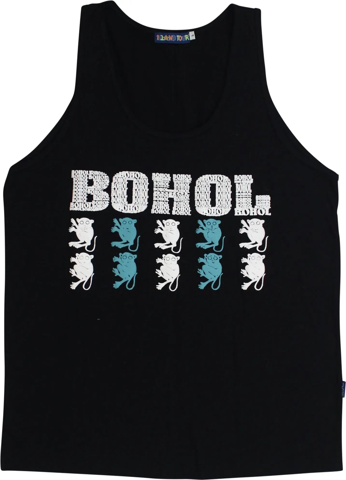 Island Tour - Bohol Singlet- ThriftTale.com - Vintage and second handclothing