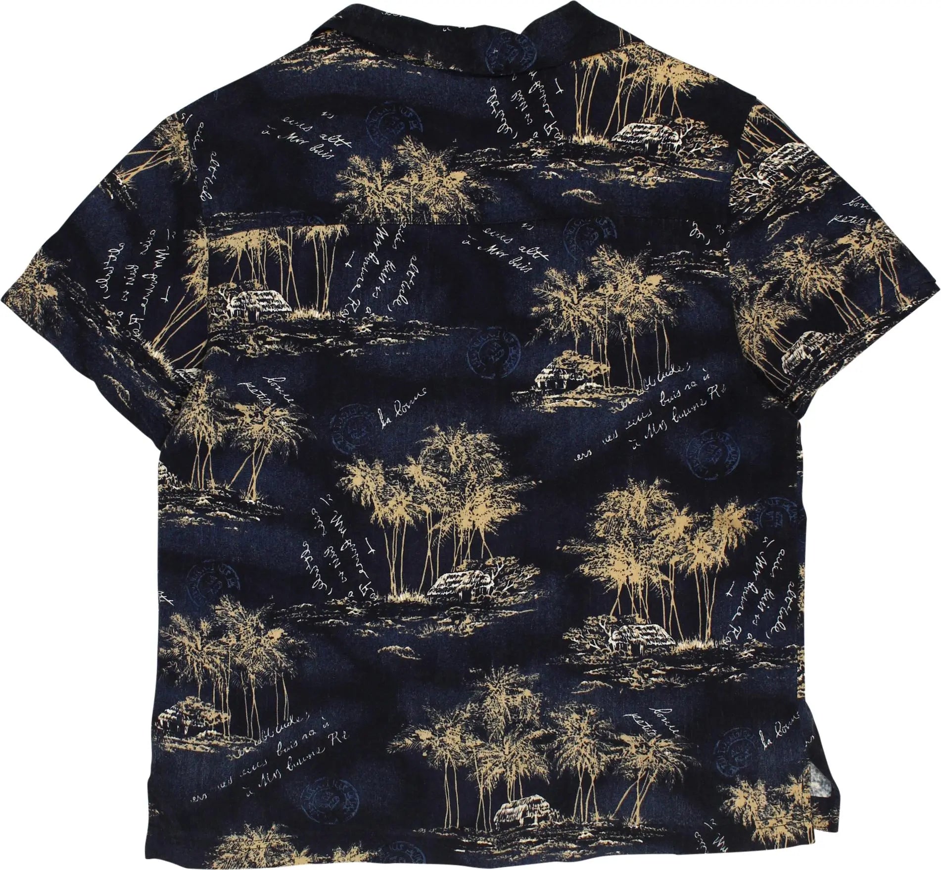 Island Traders - 90s Palm Trees Hawaiian Shirt- ThriftTale.com - Vintage and second handclothing