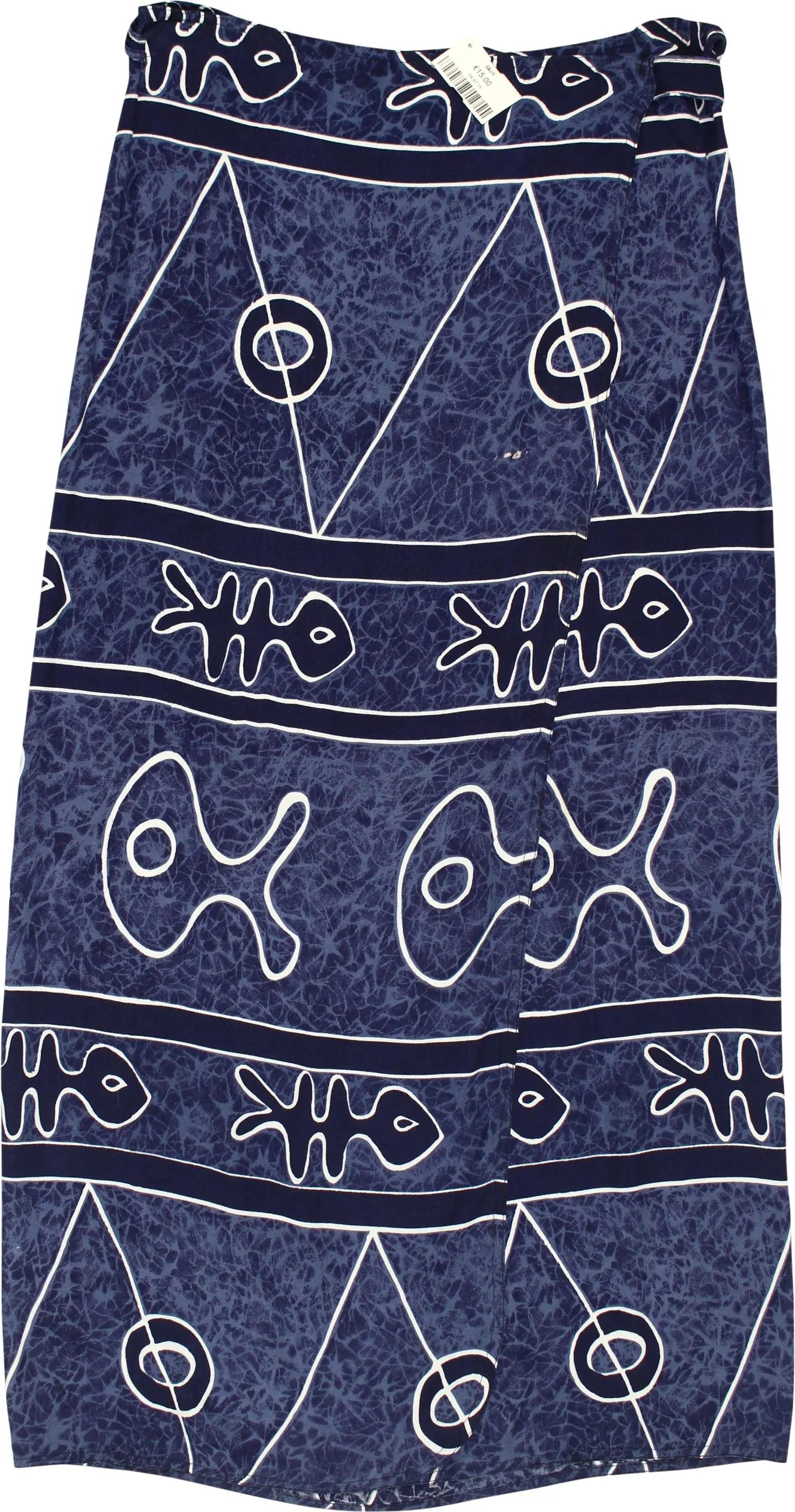 J.F.U. - Wrap Skirt- ThriftTale.com - Vintage and second handclothing