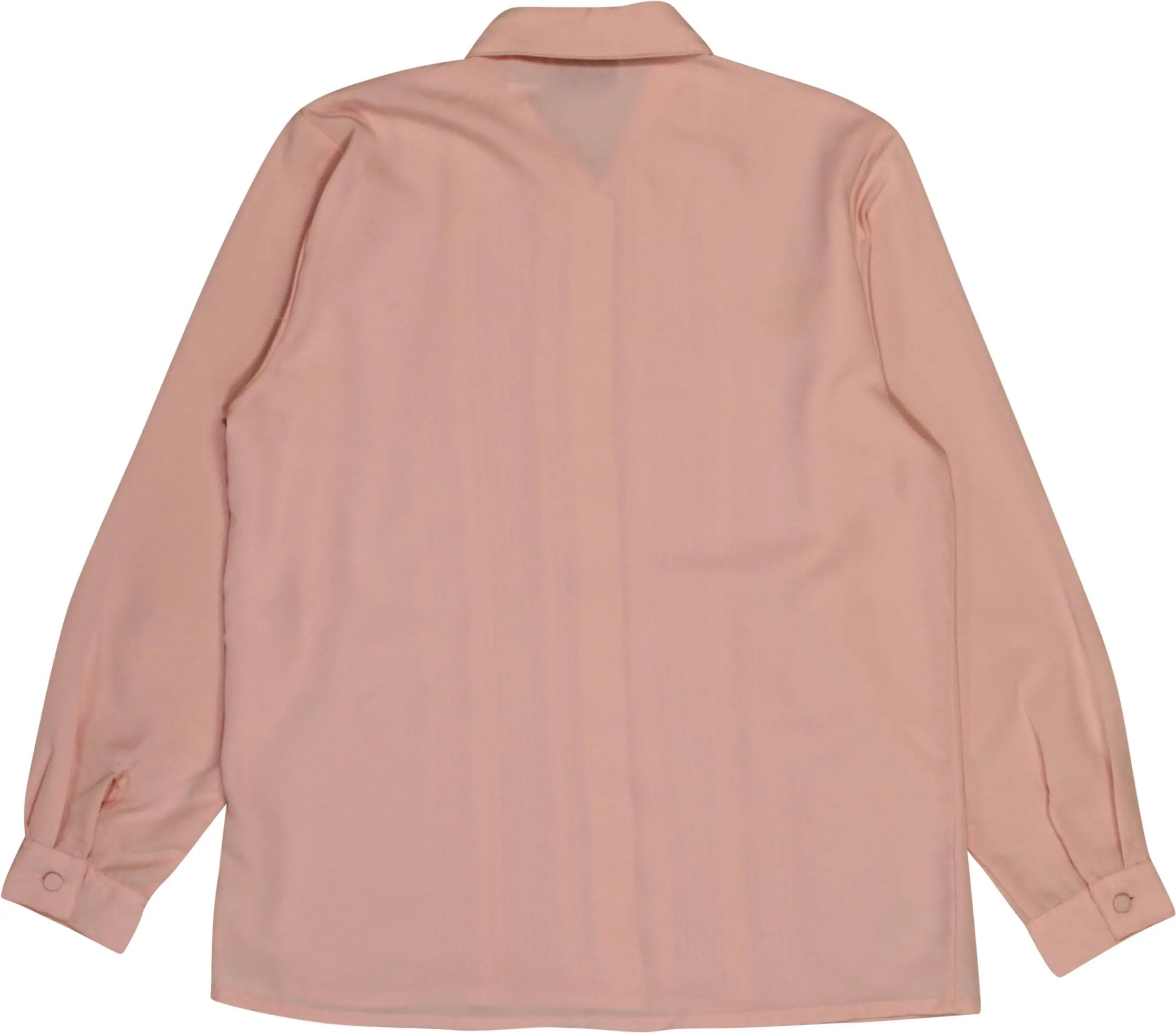 JJT Classica - 80s Pink Pleated Blouse- ThriftTale.com - Vintage and second handclothing