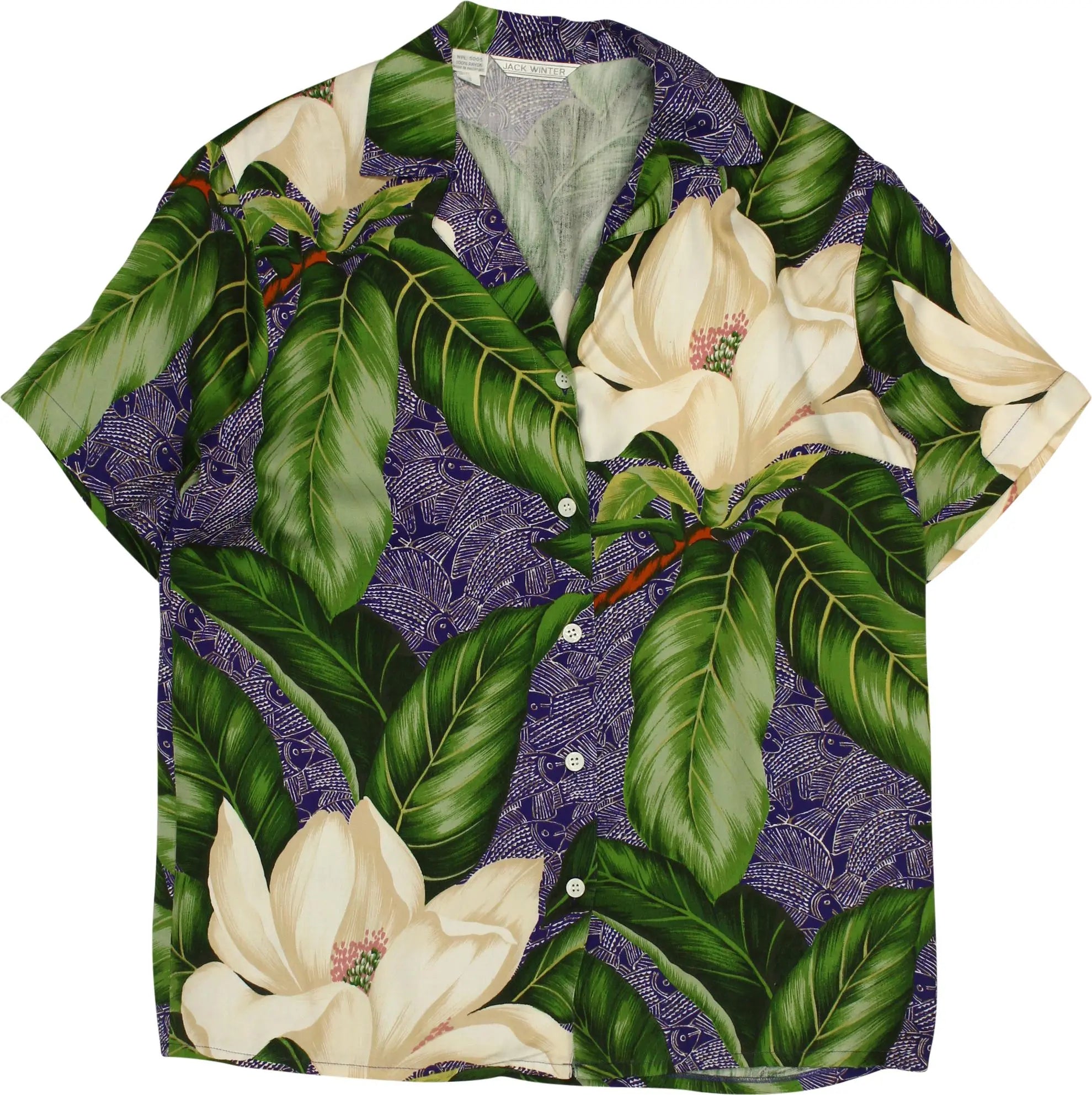 Jack Winter - Floral Shirt- ThriftTale.com - Vintage and second handclothing