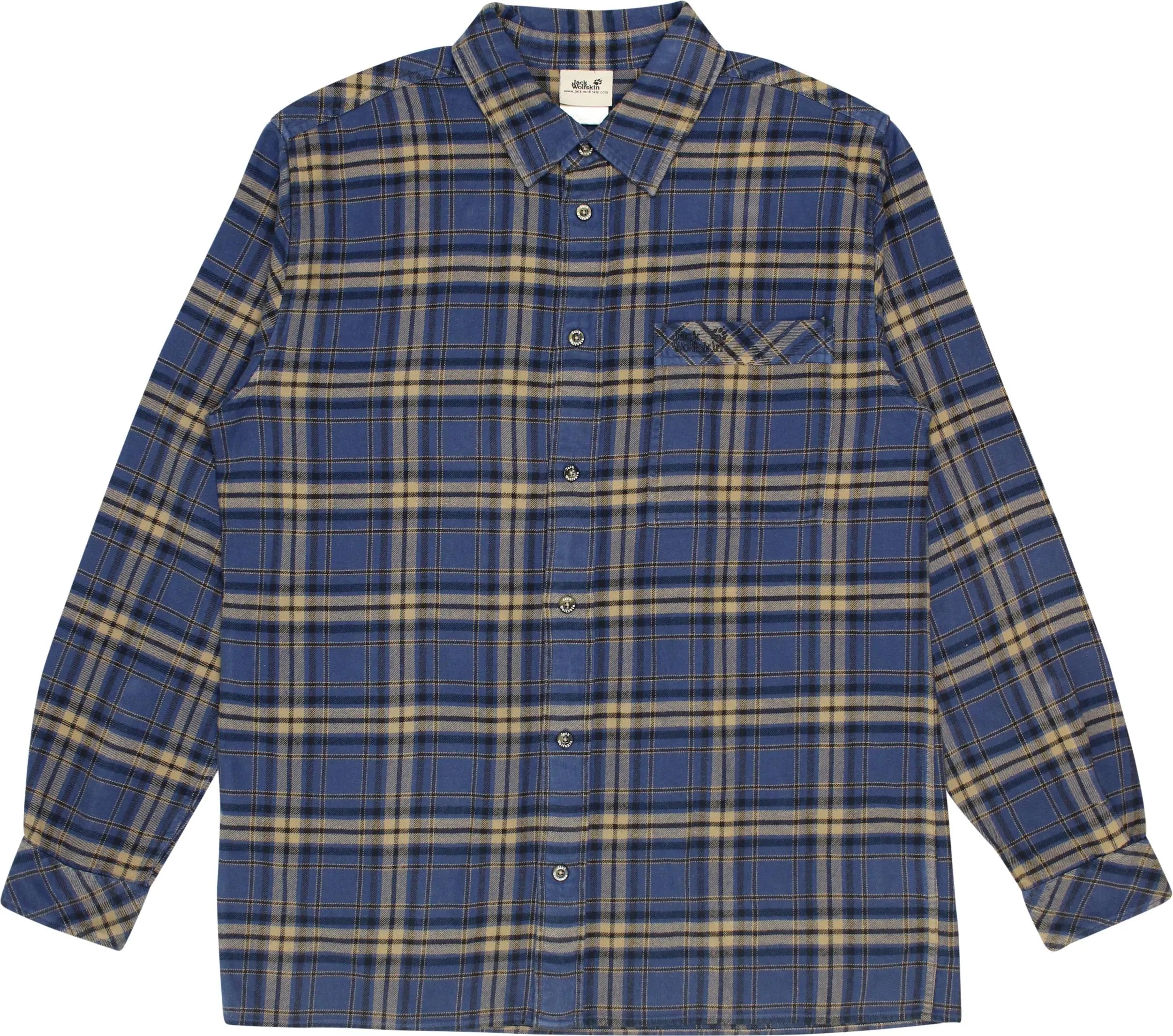 Jack Wolfskin - Checkered Flannel Shirt by Jack Wolfskin- ThriftTale.com - Vintage and second handclothing