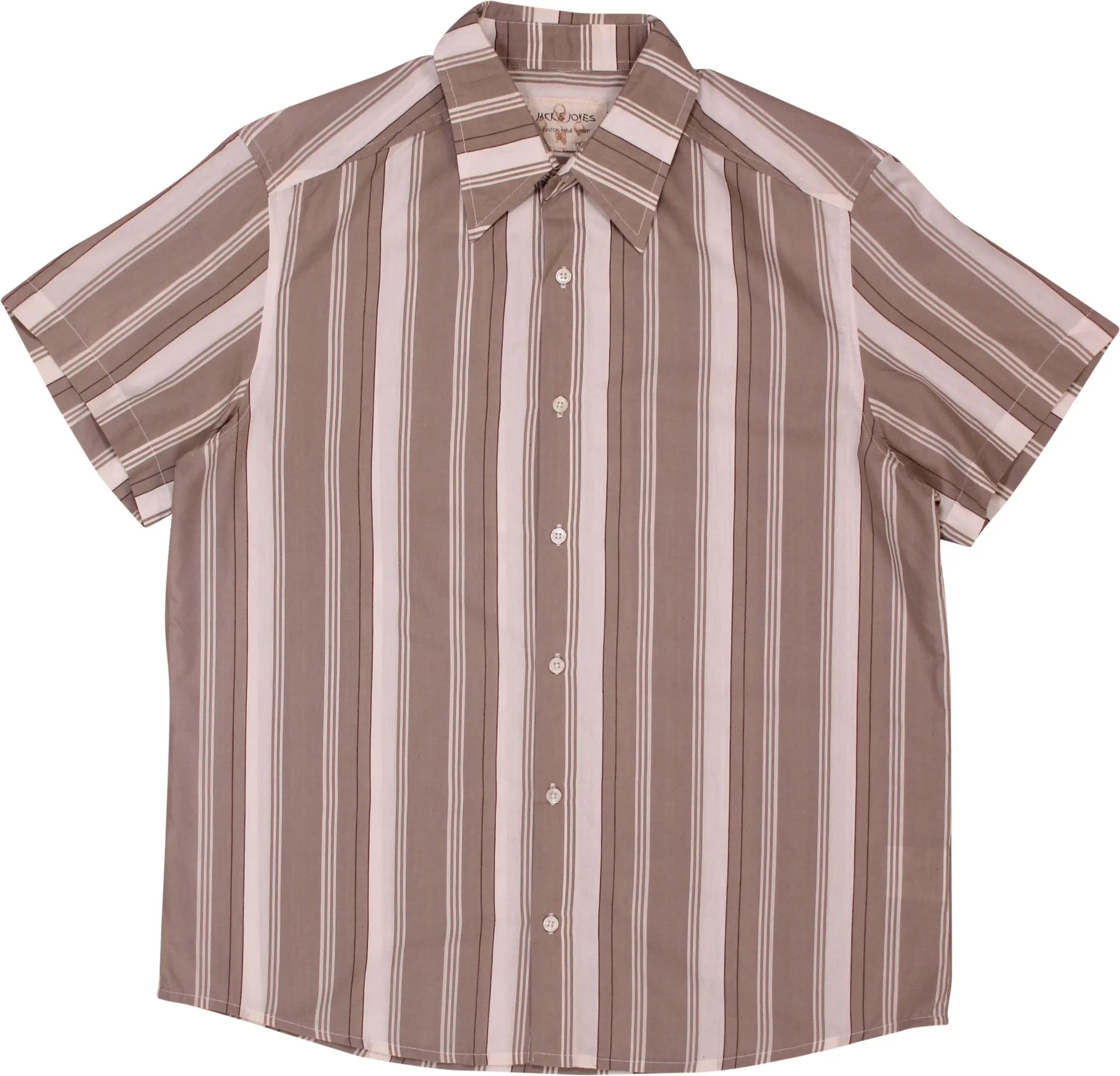 Jack & Jones - Striped Short Sleeve Shirt- ThriftTale.com - Vintage and second handclothing
