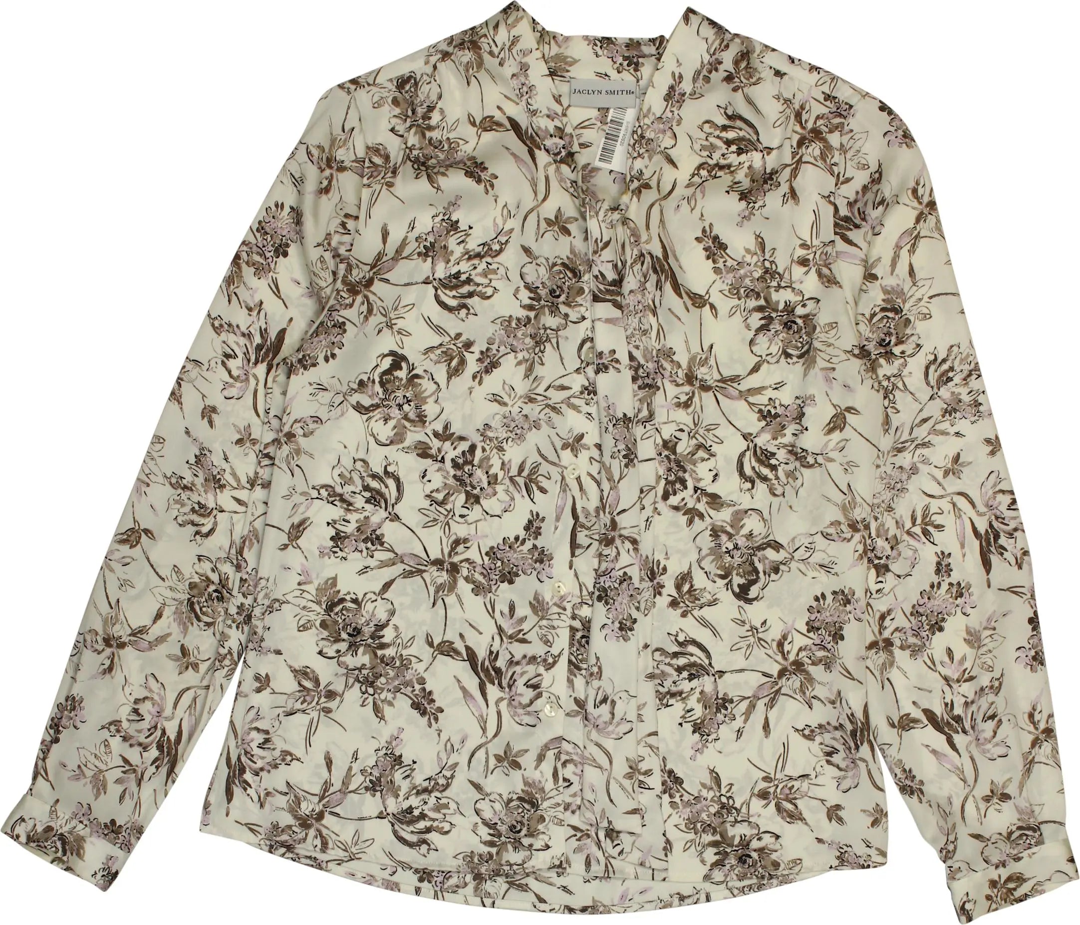 Jaclyn Smith - 90s Floral Blouse- ThriftTale.com - Vintage and second handclothing