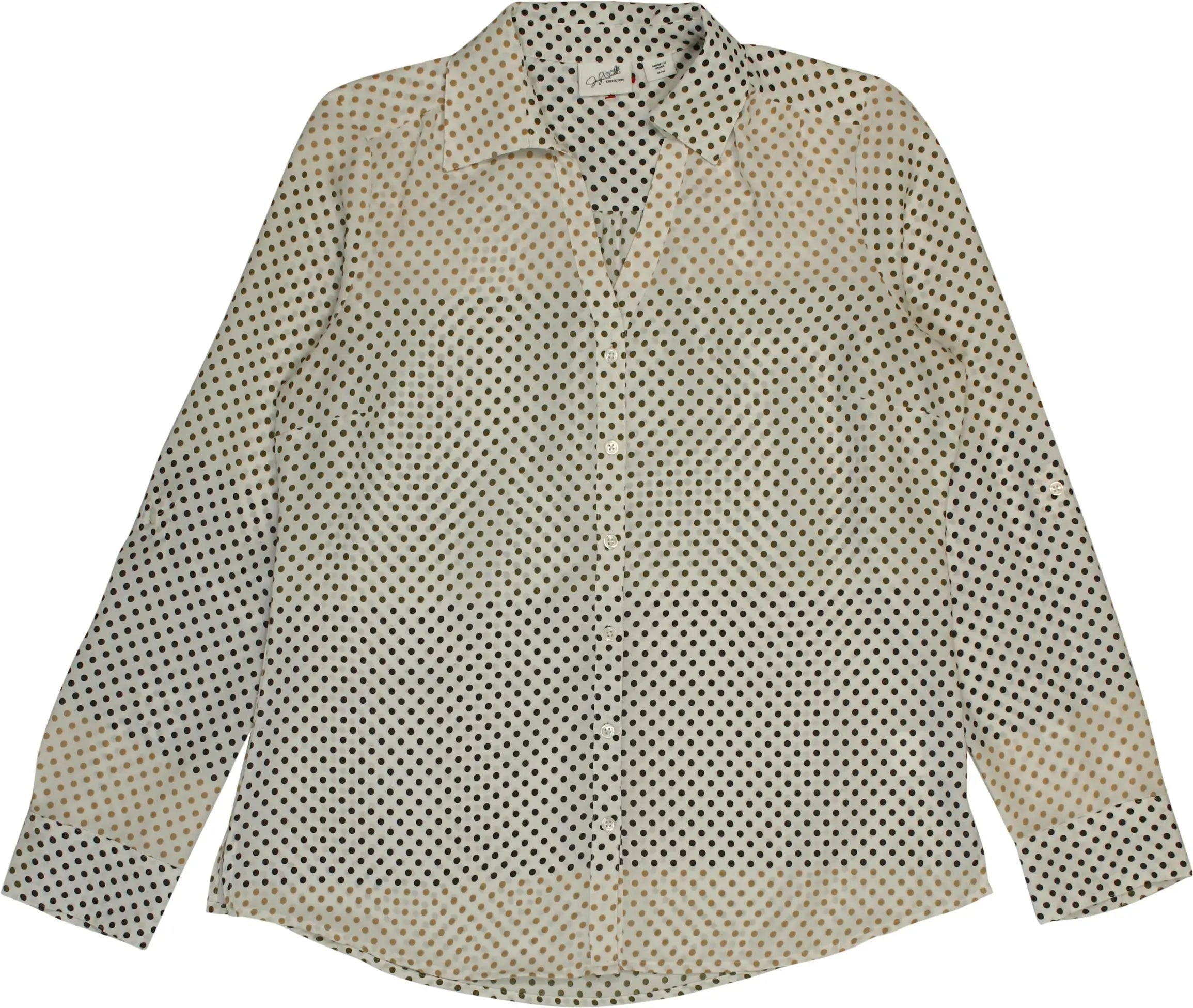 Jaclyn Smith - Polkadot Blouse- ThriftTale.com - Vintage and second handclothing